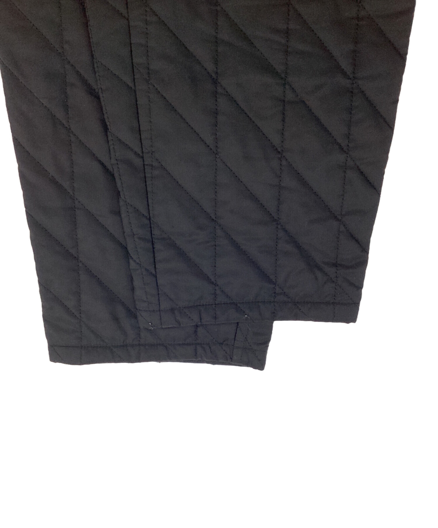 中古・古着通販】machatt (マチャット) キルティングパンツ ブラック