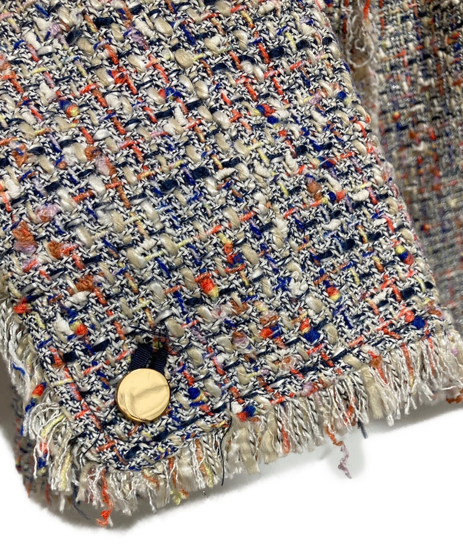 中古・古着通販】TORY BURCH (トリーバーチ) ノーカラーツイード