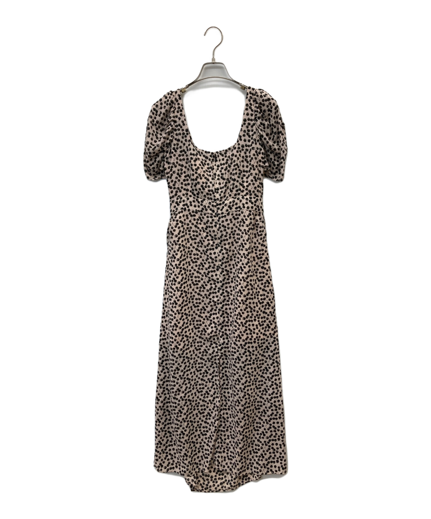 中古・古着通販】HER LIP TO (ハーリップトゥ) cherry dress ベージュ 