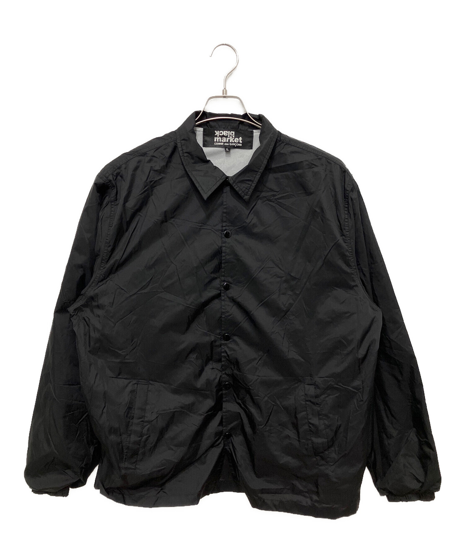 CDG コーチジャケット SZ-J004 L ブラック 美品 中古・古着通販】COMME des GARCONS (コムデギャルソン) コーチ