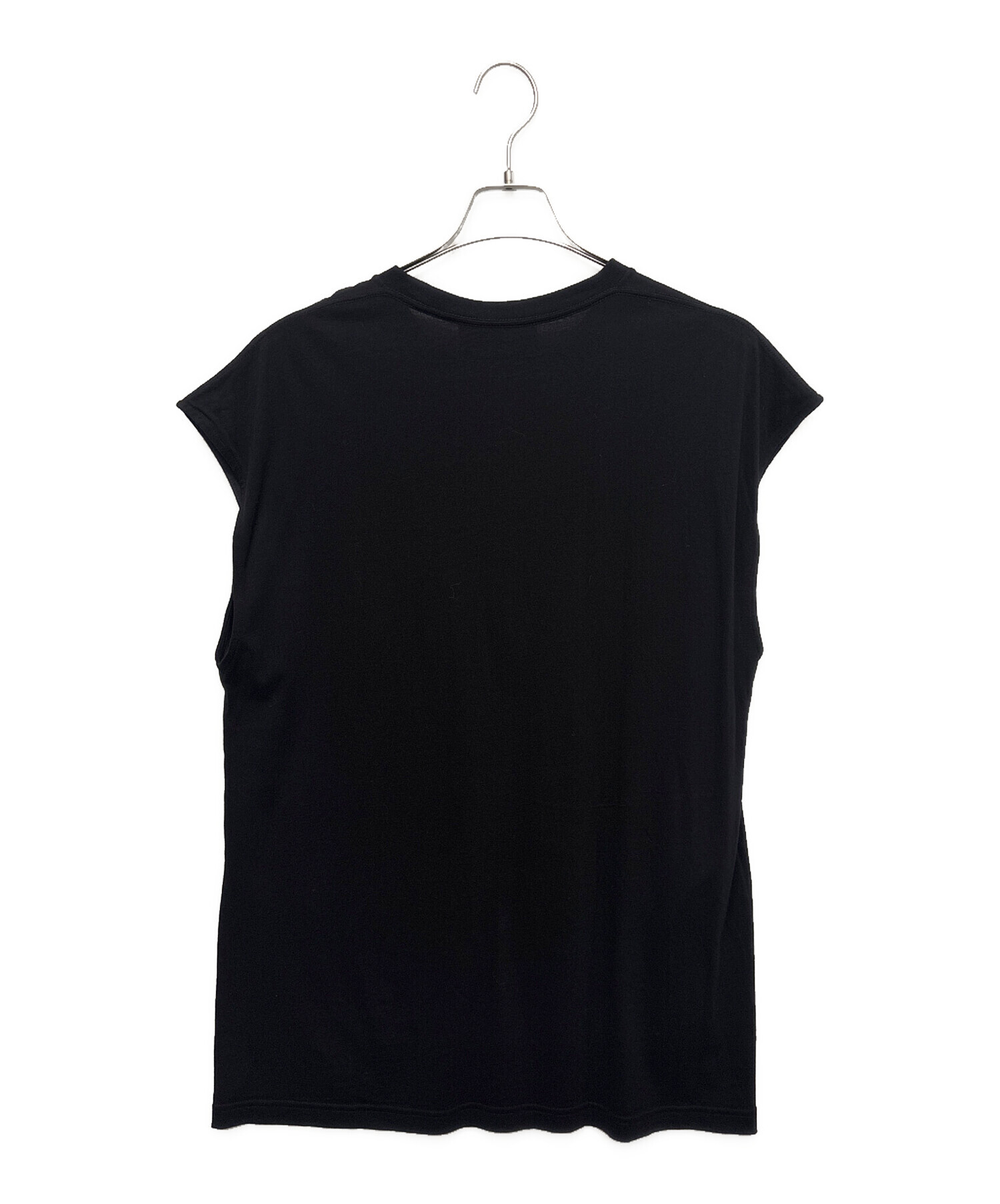 グッチ　ノースリーブトップス　XS ブラック 中古・古着通販】GUCCI (グッチ) ノースリーブTシャツ ブラック サイズ