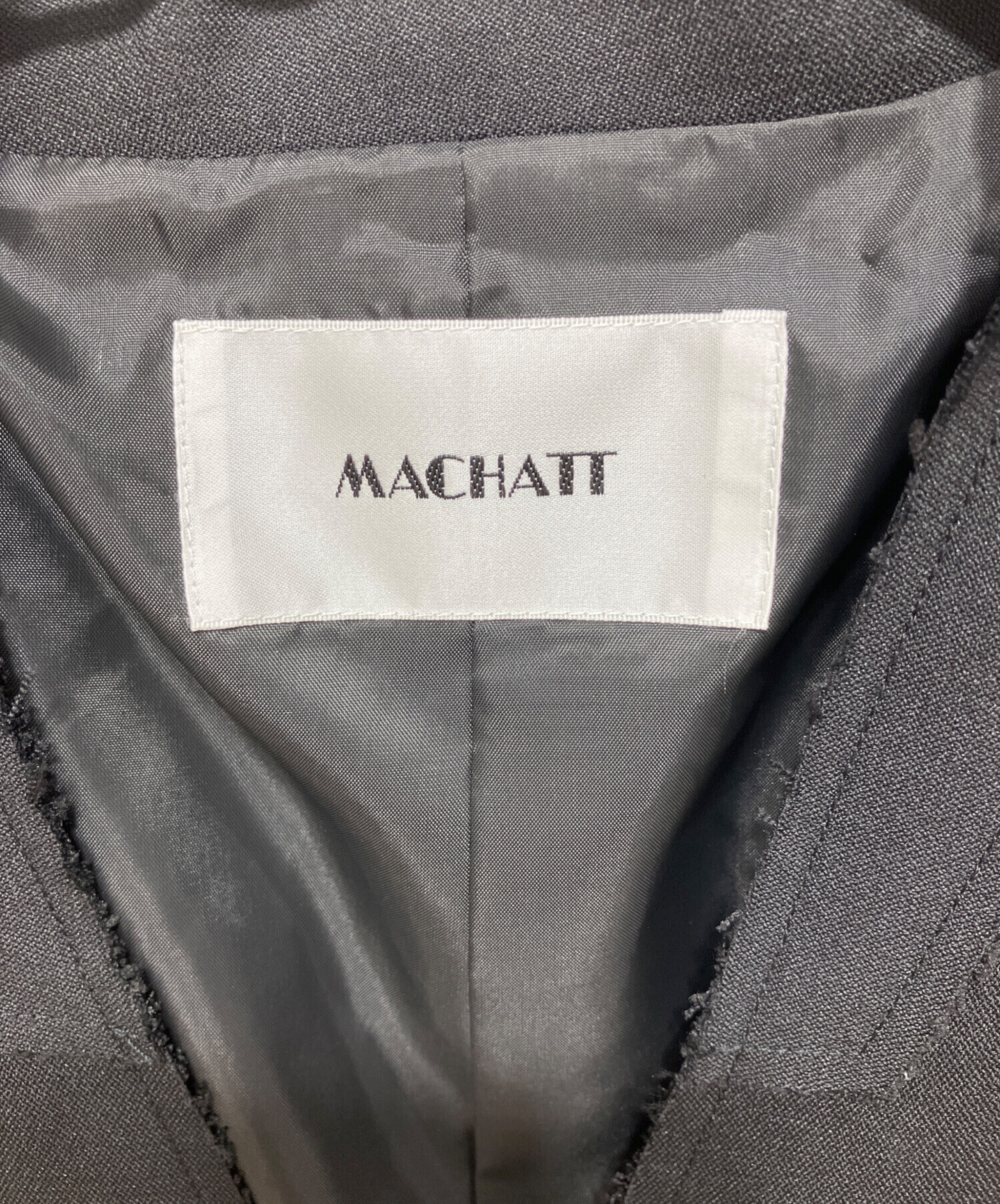 中古・古着通販】machatt (マチャット) サージノーカラーオーバー