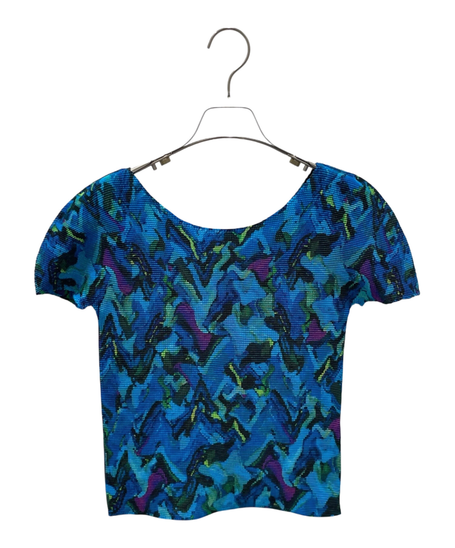 最終価格me ISSEY MIYAKE ワッフルプリーツトップス イッセイミヤケ 中古・古着通販】me ISSEY MIYAKE (ミーイッセイ ミヤケ) ワッフル