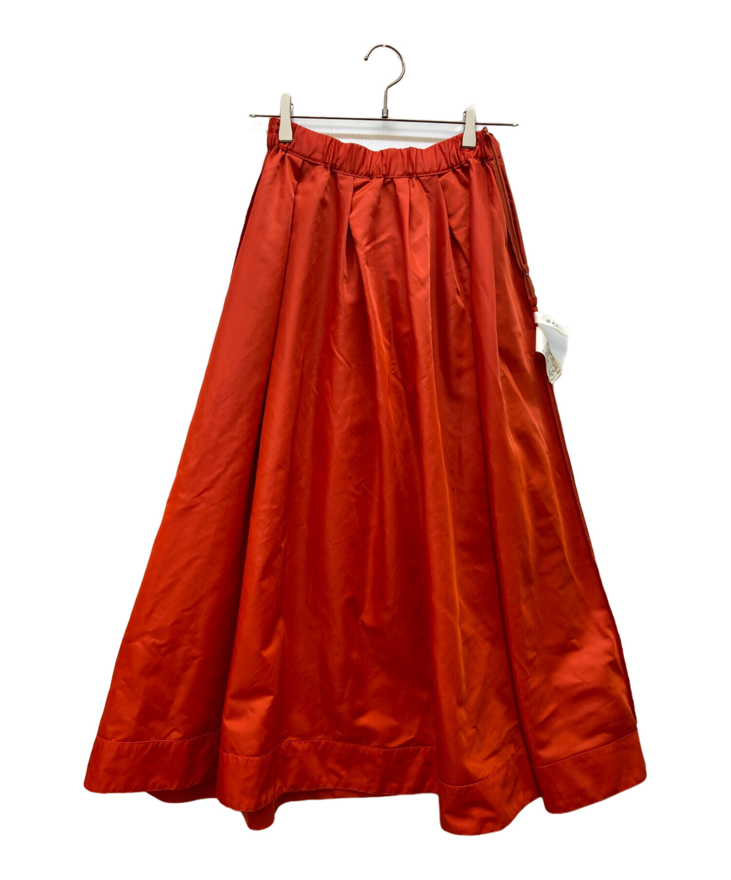 中古・古着通販】Ameri (アメリ) RANDOM TUCK VOLUME SKIRT レッド