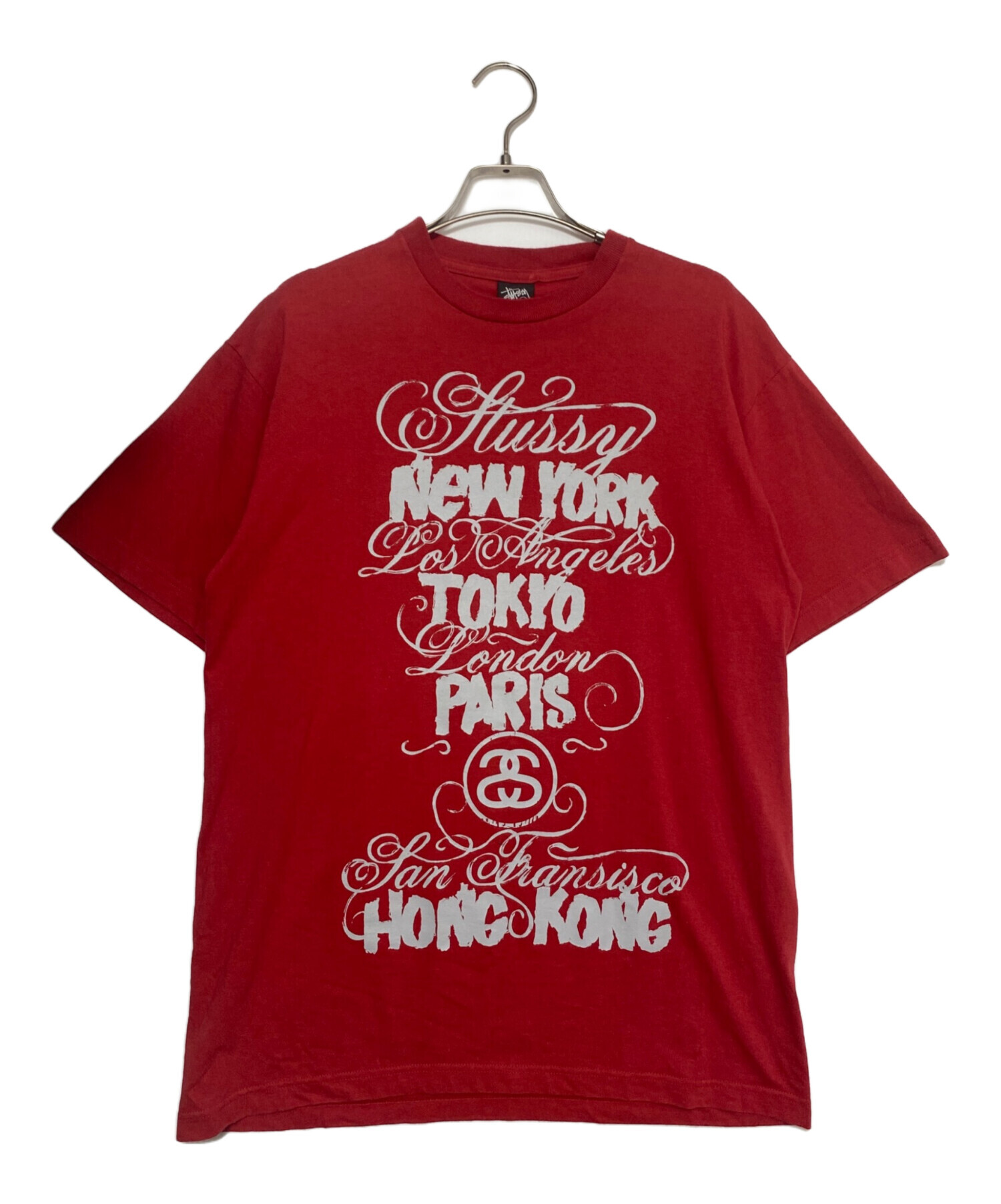 中古・古着通販】stussy (ステューシー) ワールドツアー プリントT