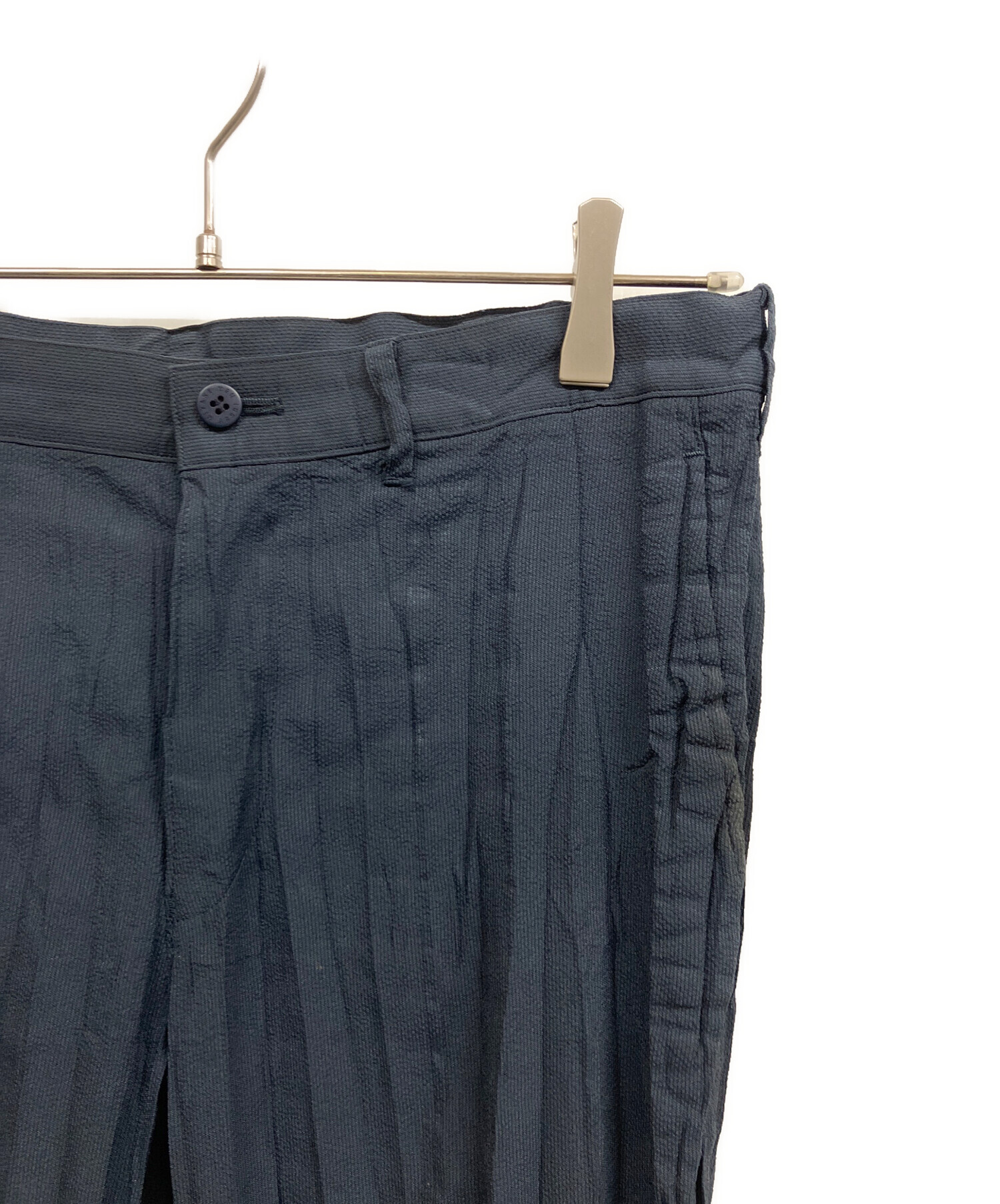 イッセイミヤケ 履きやすいパンツです 中古・古着通販】ISSEY MIYAKE MEN (イッセイミヤケメン) シワ加工