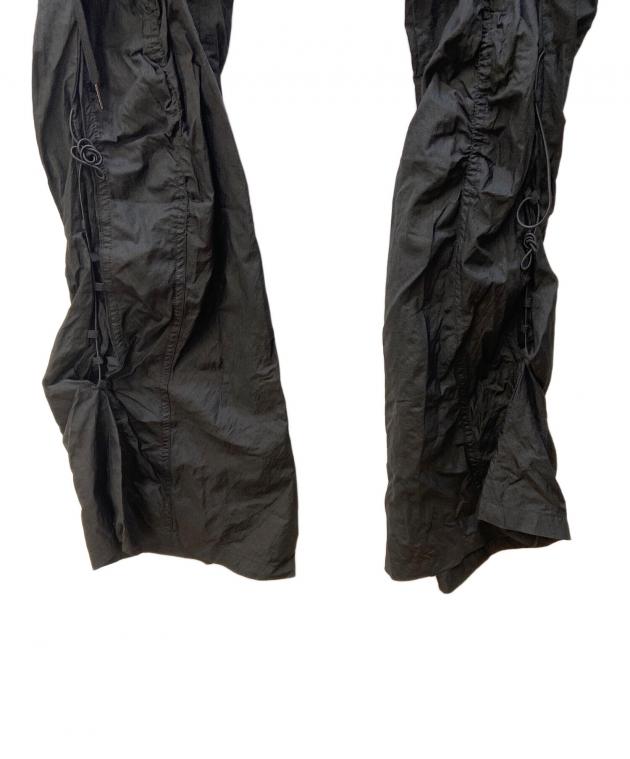 中古・古着通販】SLY (スライ) LACE UP ATHLEISURE FLARE PT ブラック