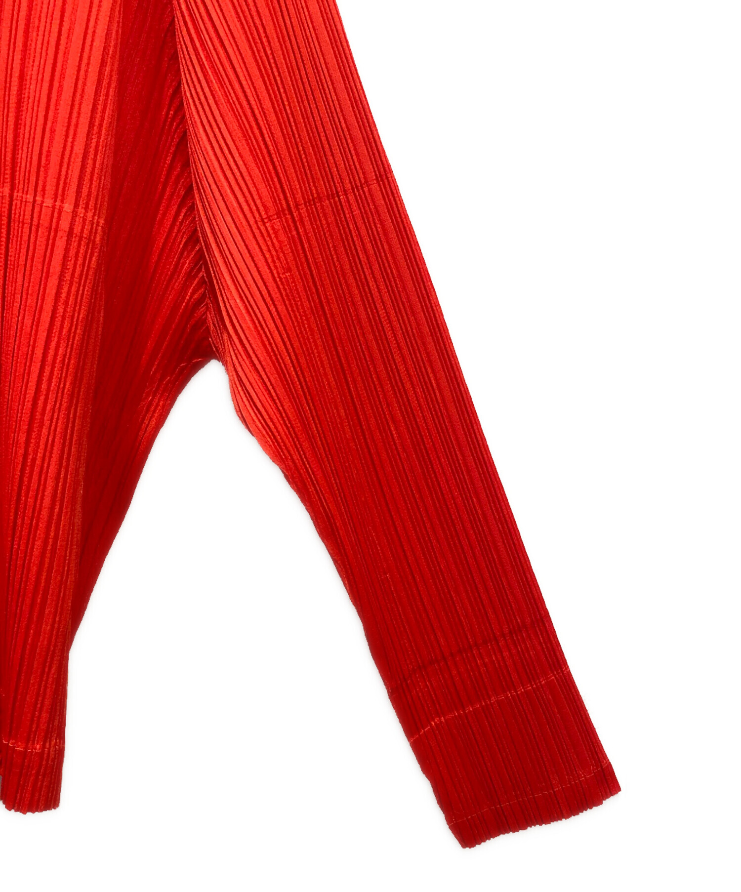 PLEATS PLEASE ジャケット レッド系 サイズ3 中古・古着通販】PLEATS PLEASE (プリーツプリーズ) プリーツ