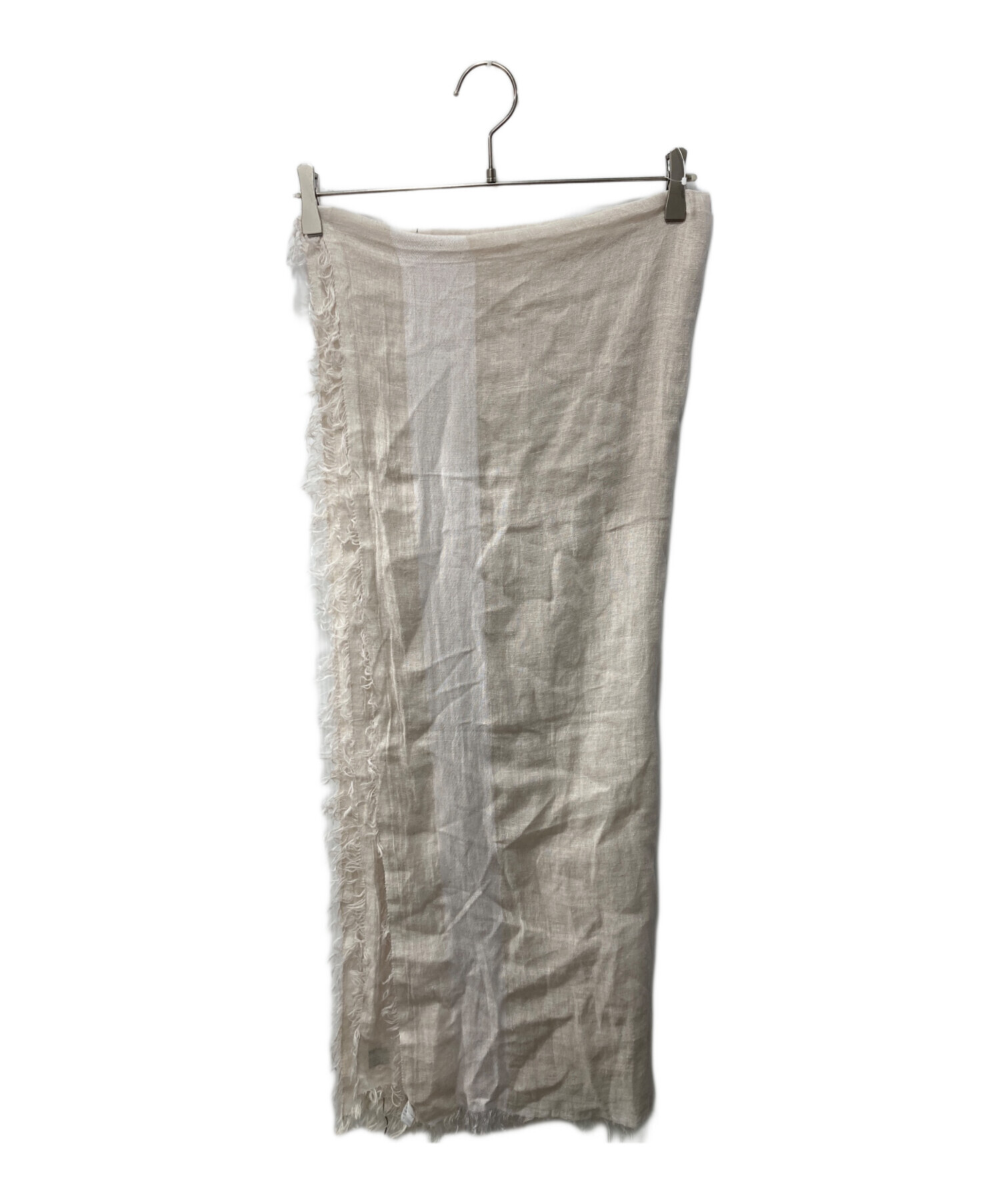 美品 ニムニムデュアイ LINEN GAUZE リネン ストール ベージュ 中古・古着通販】NIMNIM DUAI (ニムニムデュアイ) リネンストール