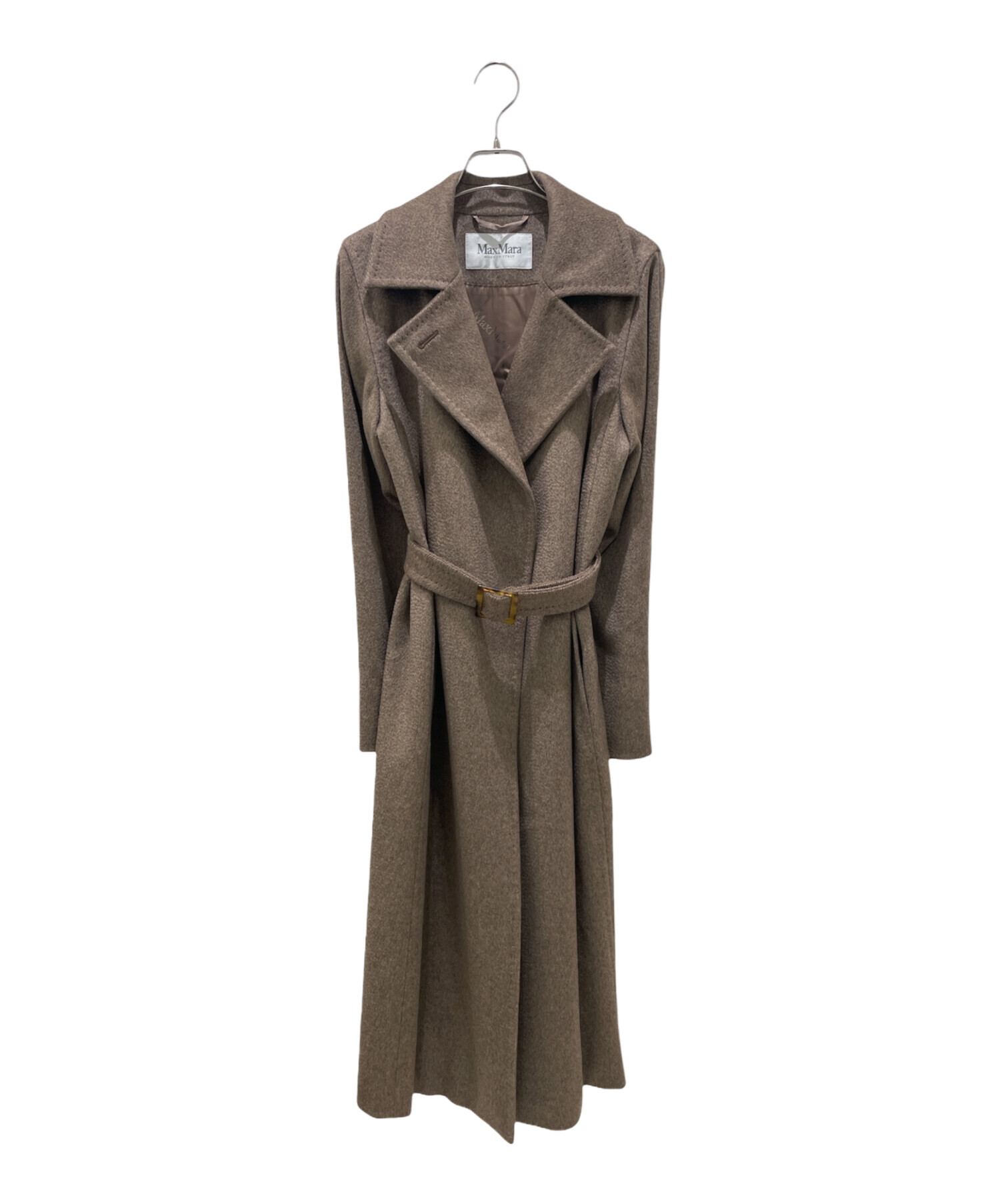 中古・古着通販】MaxMara (マックスマーラ) カシミヤコート ベージュ