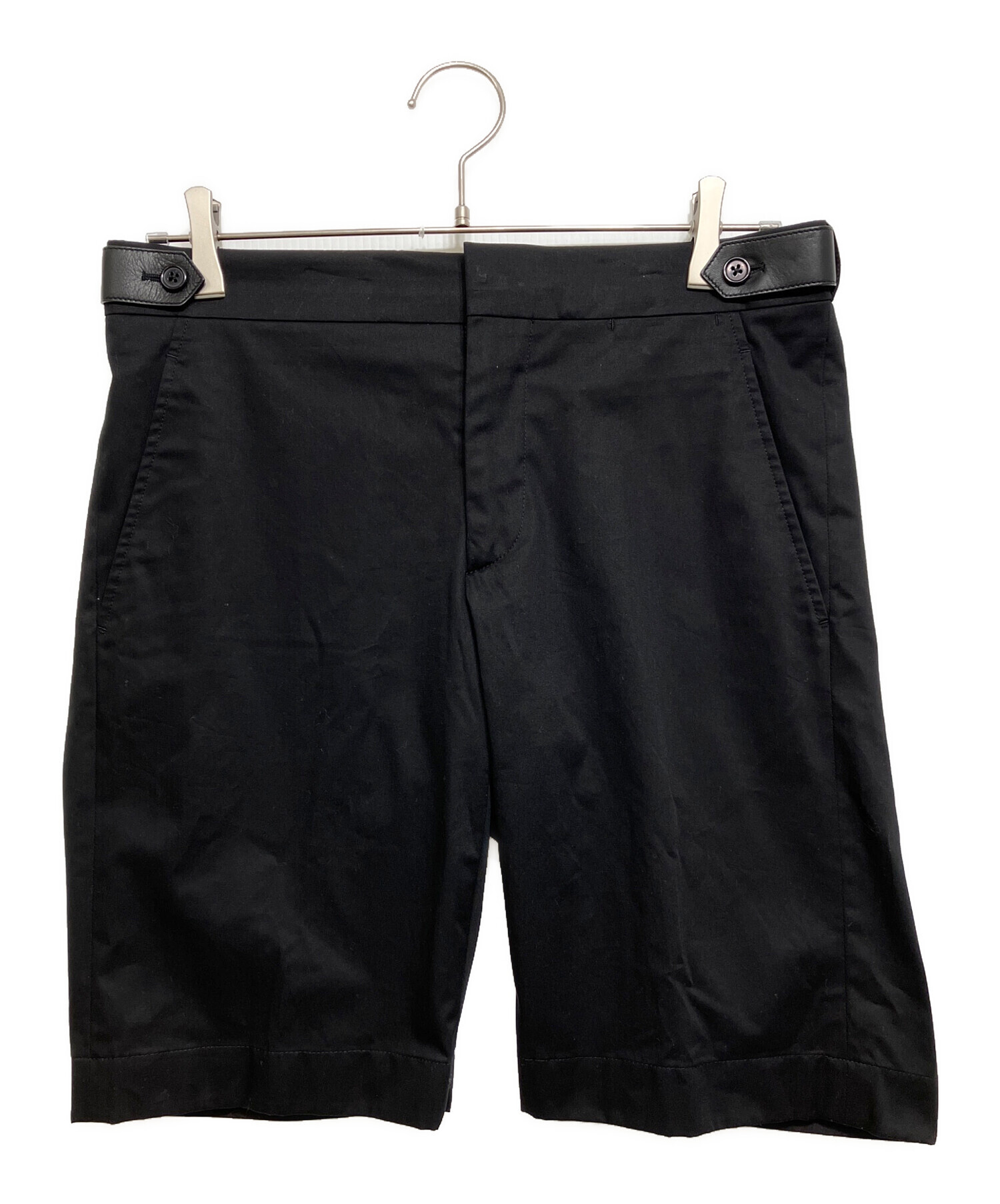 中古・古着通販】HERMES (エルメス) ハーフパンツ ブラック サイズ:38