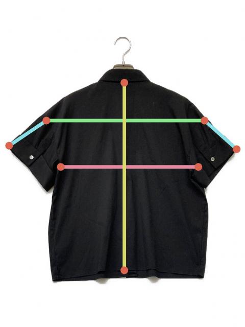 中古・古着通販】theory (セオリー) 半袖シャツ ブラック サイズ:sizeS