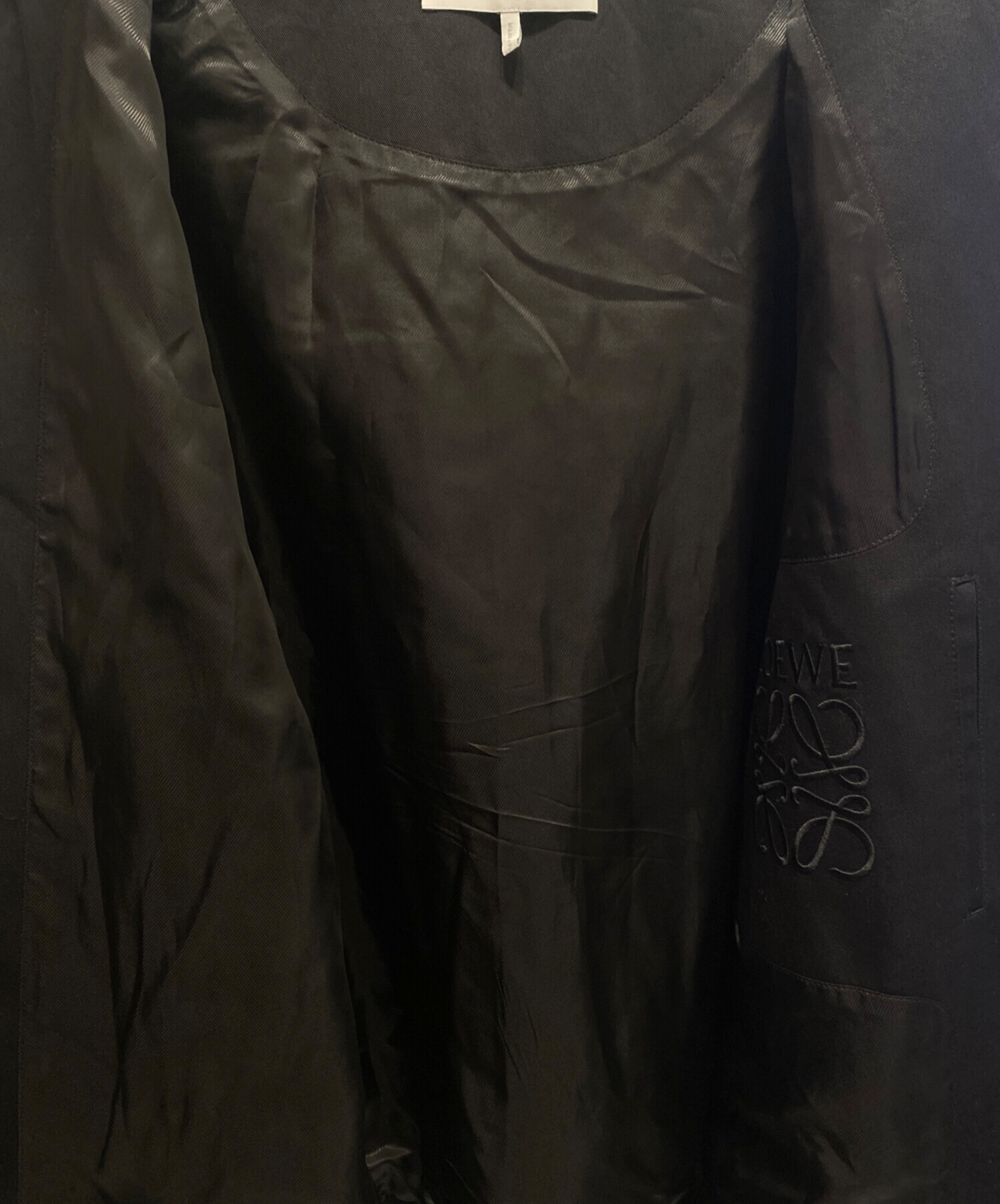 中古・古着通販】LOEWE (ロエベ) アナグラムロゴレザーパッチ コットン