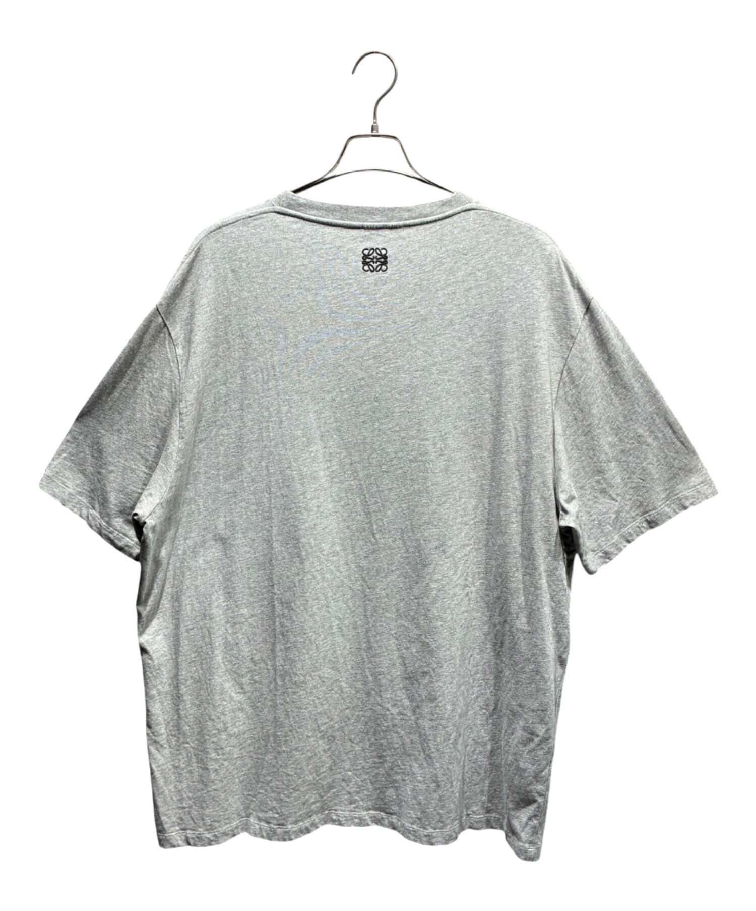 LOEWE アナグラム 刺繍 Tシャツ グレー 中古・古着通販】LOEWE (ロエベ) アナグラム刺繍 コットンTシャツ