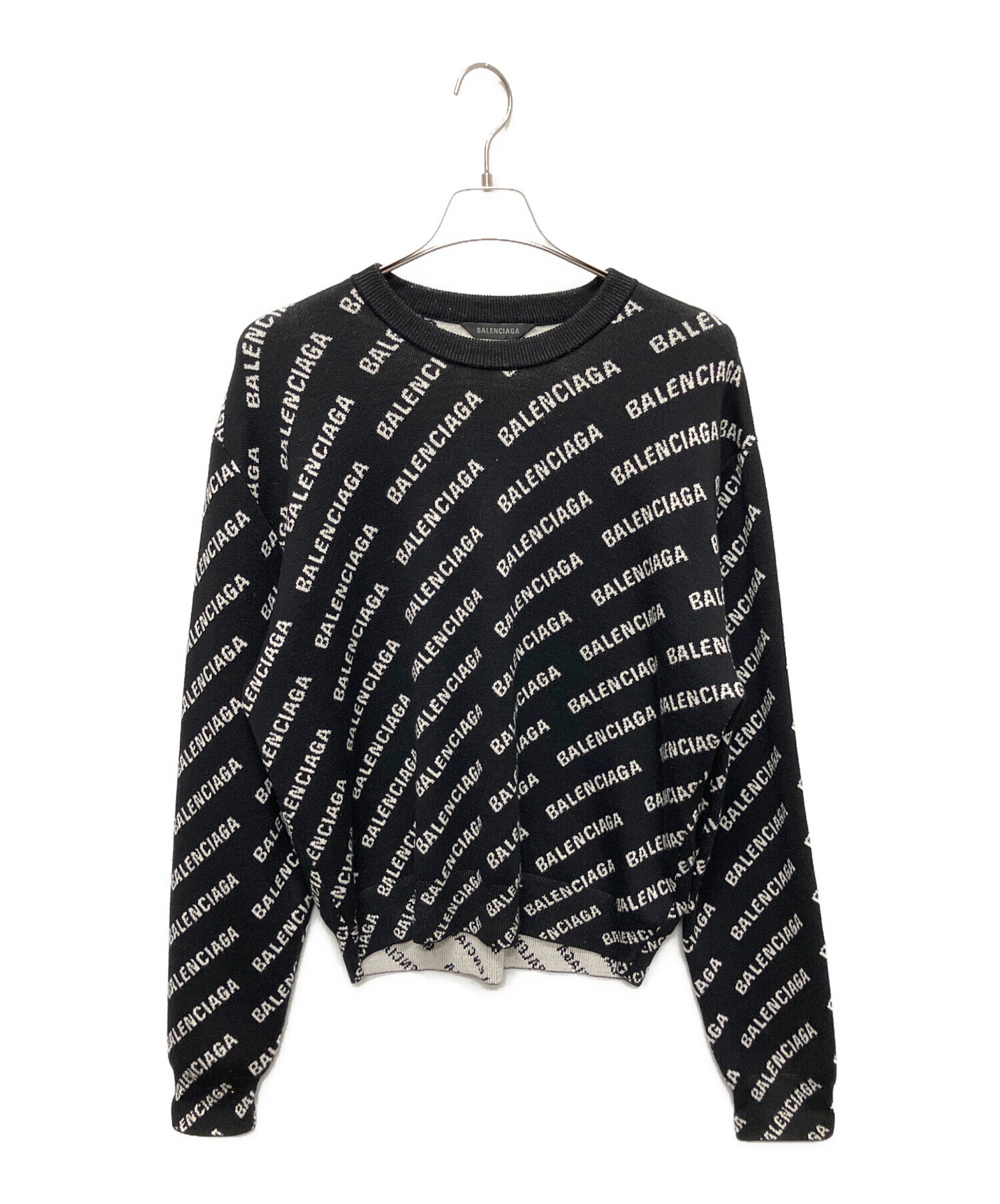 中古・古着通販】BALENCIAGA (バレンシアガ) All-over logo knit
