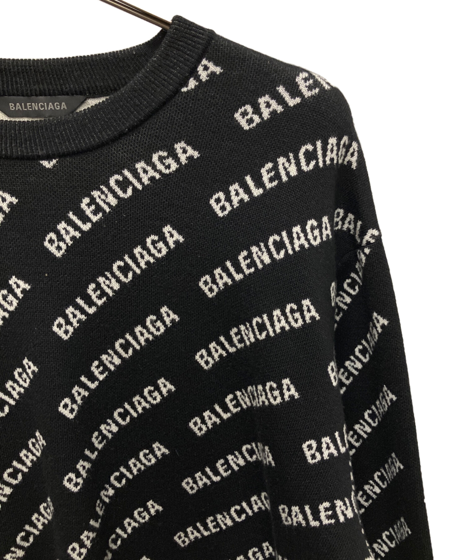中古・古着通販】BALENCIAGA (バレンシアガ) All-over logo knit