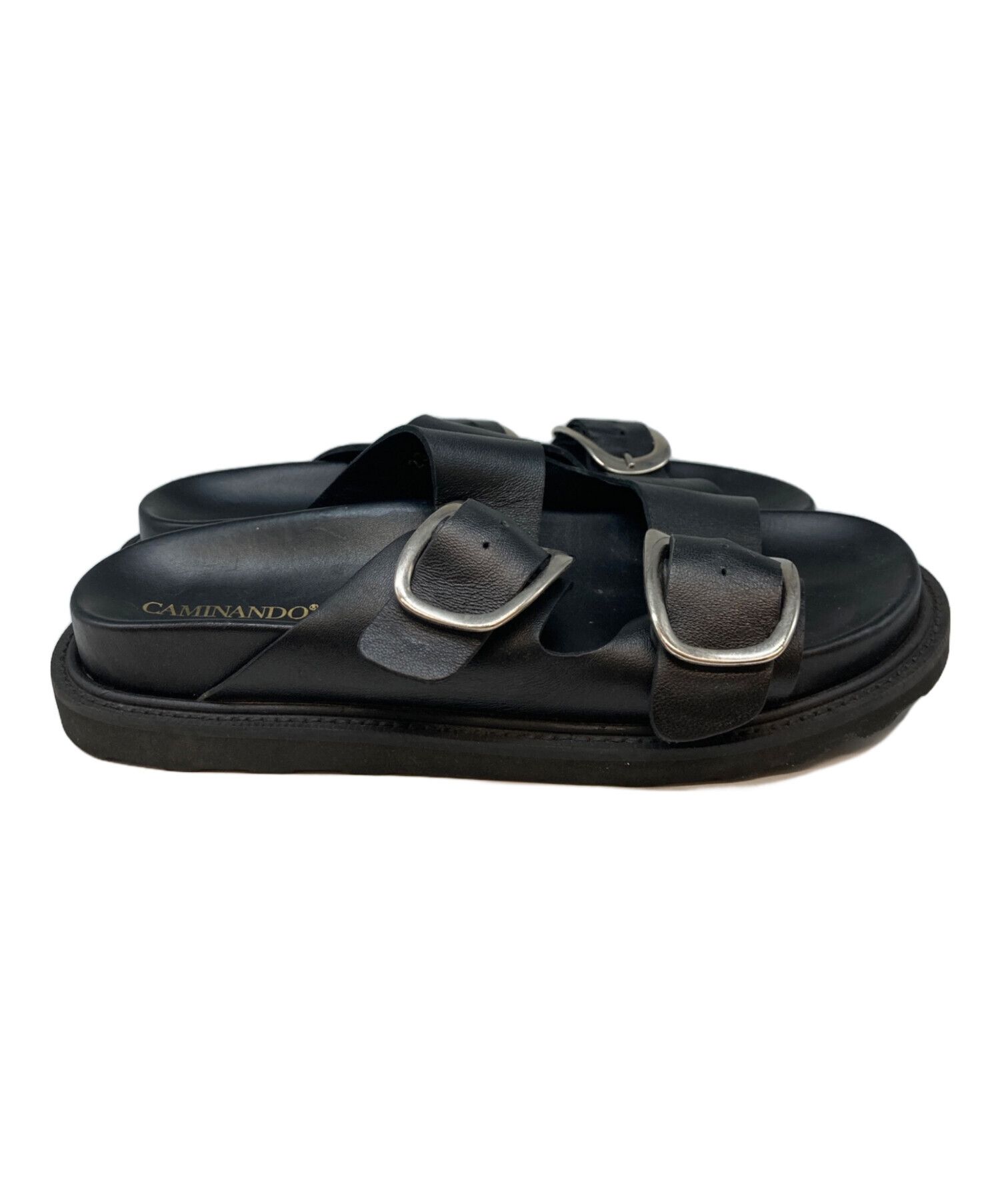 中古・古着通販】Caminando (カミナンド) DOUBLE BUCKLE SANDALS