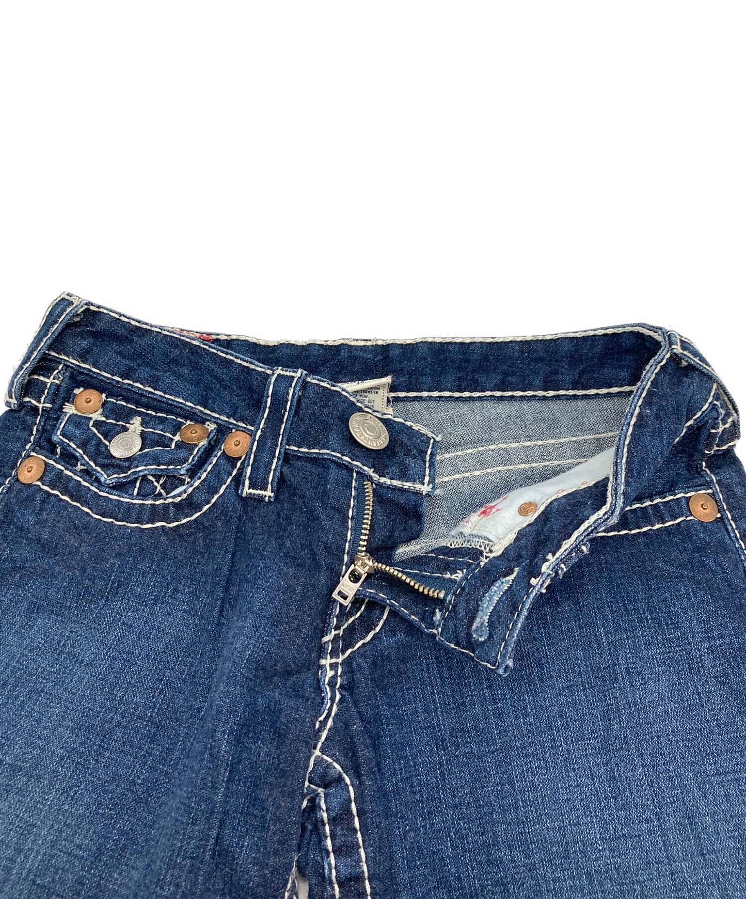 中古・古着通販】TRUE RELIGION (トゥルー レリジョン) デニムハーフ