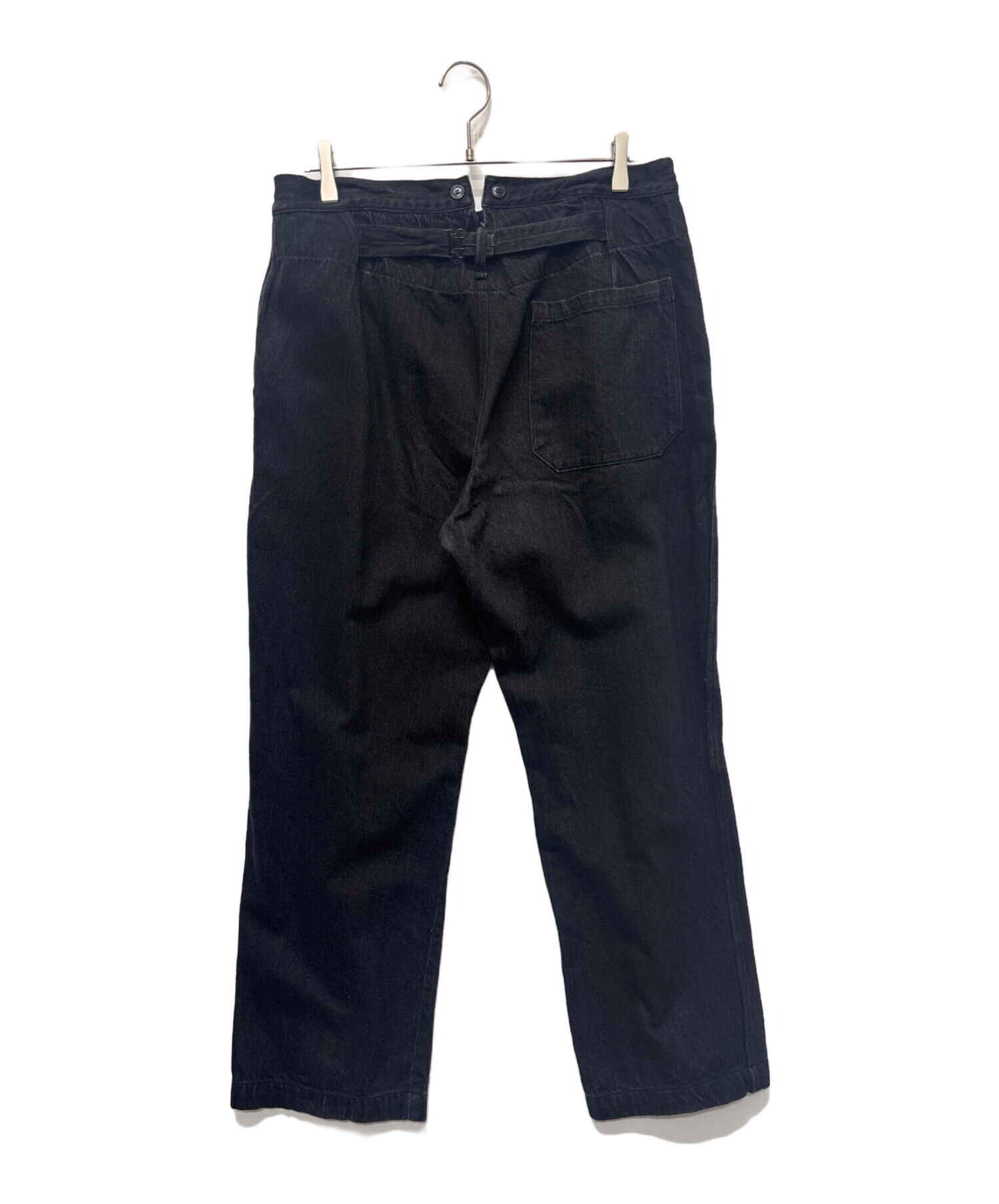 中古・古着通販】COMOLI (コモリ) 22AW デニムオーバーパンツ ブラック 