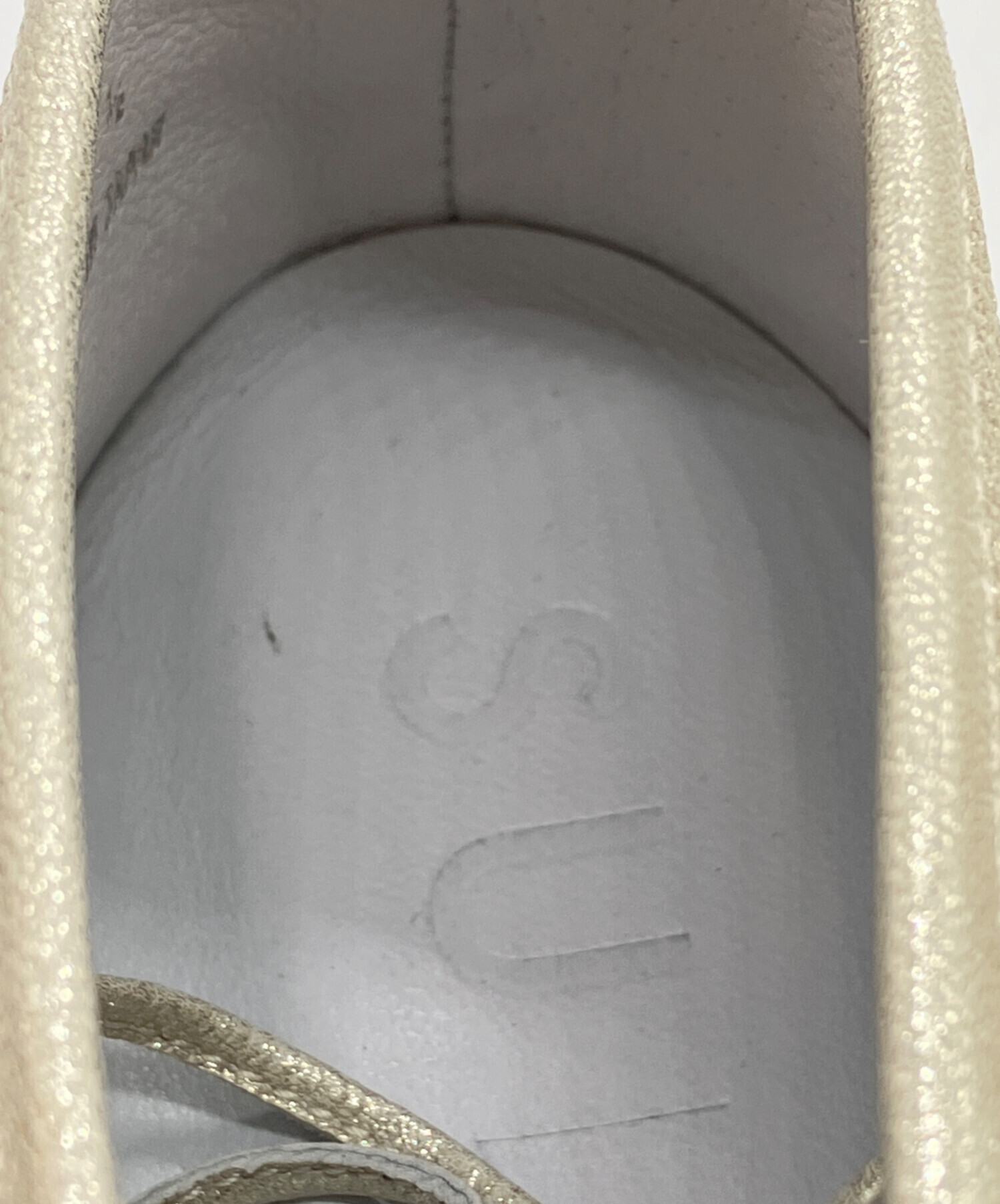 中古・古着通販】SUI (スイ) LACE UP BALLET シルバー サイズ:23 1/2