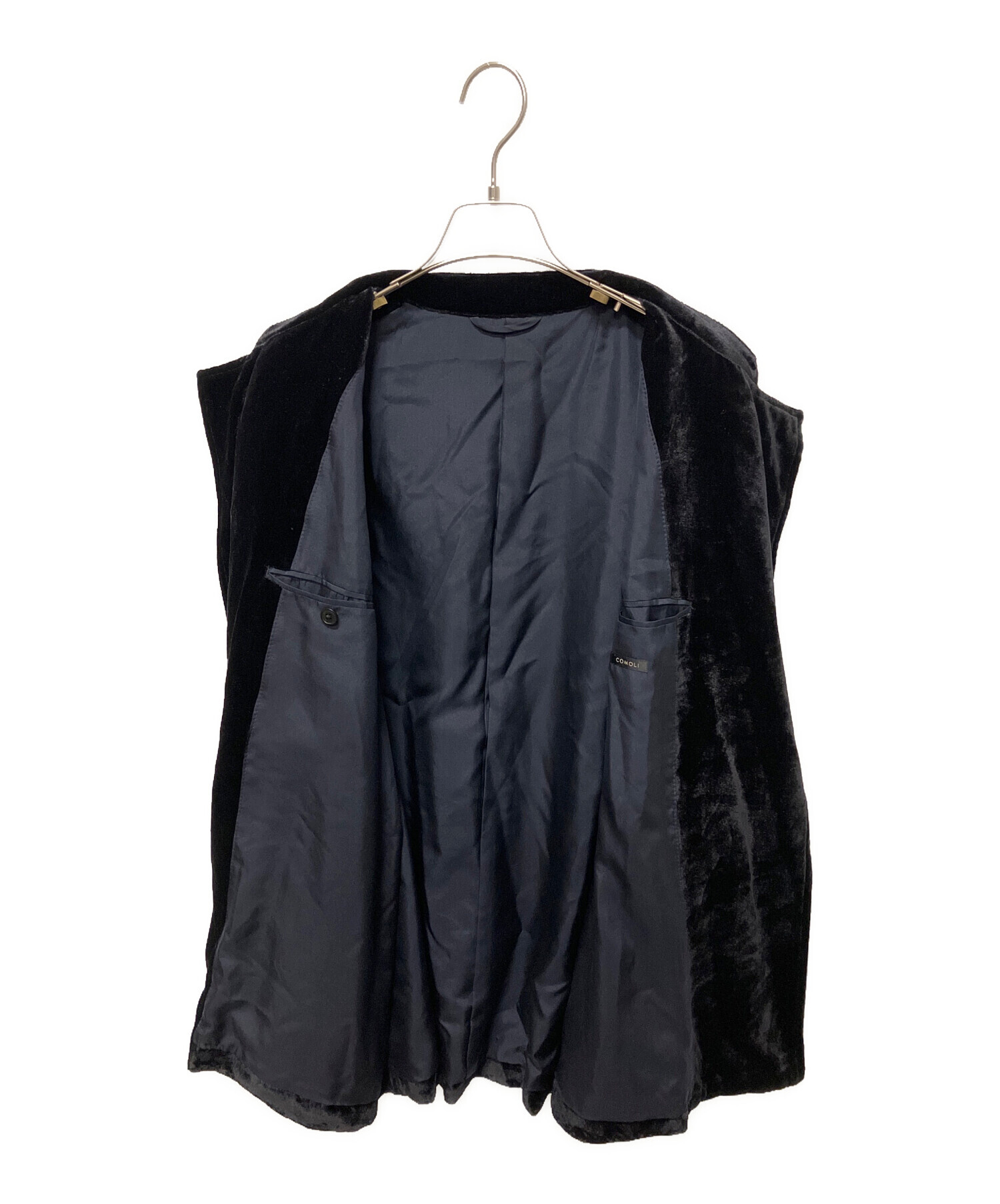 中古・古着通販】COMOLI (コモリ) シルク別珍 スタンドカラー