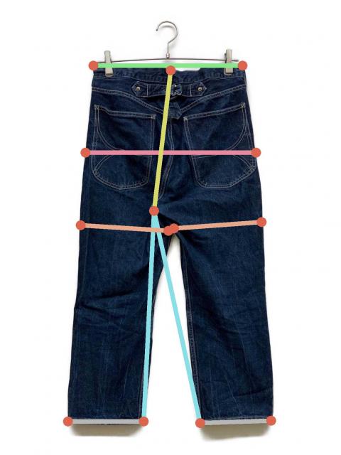 中古・古着通販】BRILL (ブリル) ボタンフライデニムパンツ インディゴ