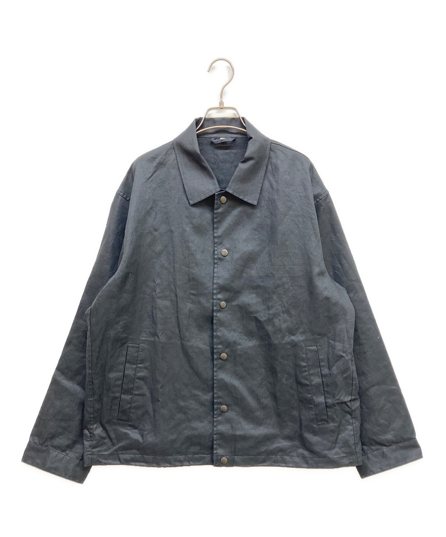 ムジラボ　太番手リネンドローストリングジャケット　mrkoji8888 中古・古着通販】MUJI LABO (ムジラボ) 太番手リネンドローストリング