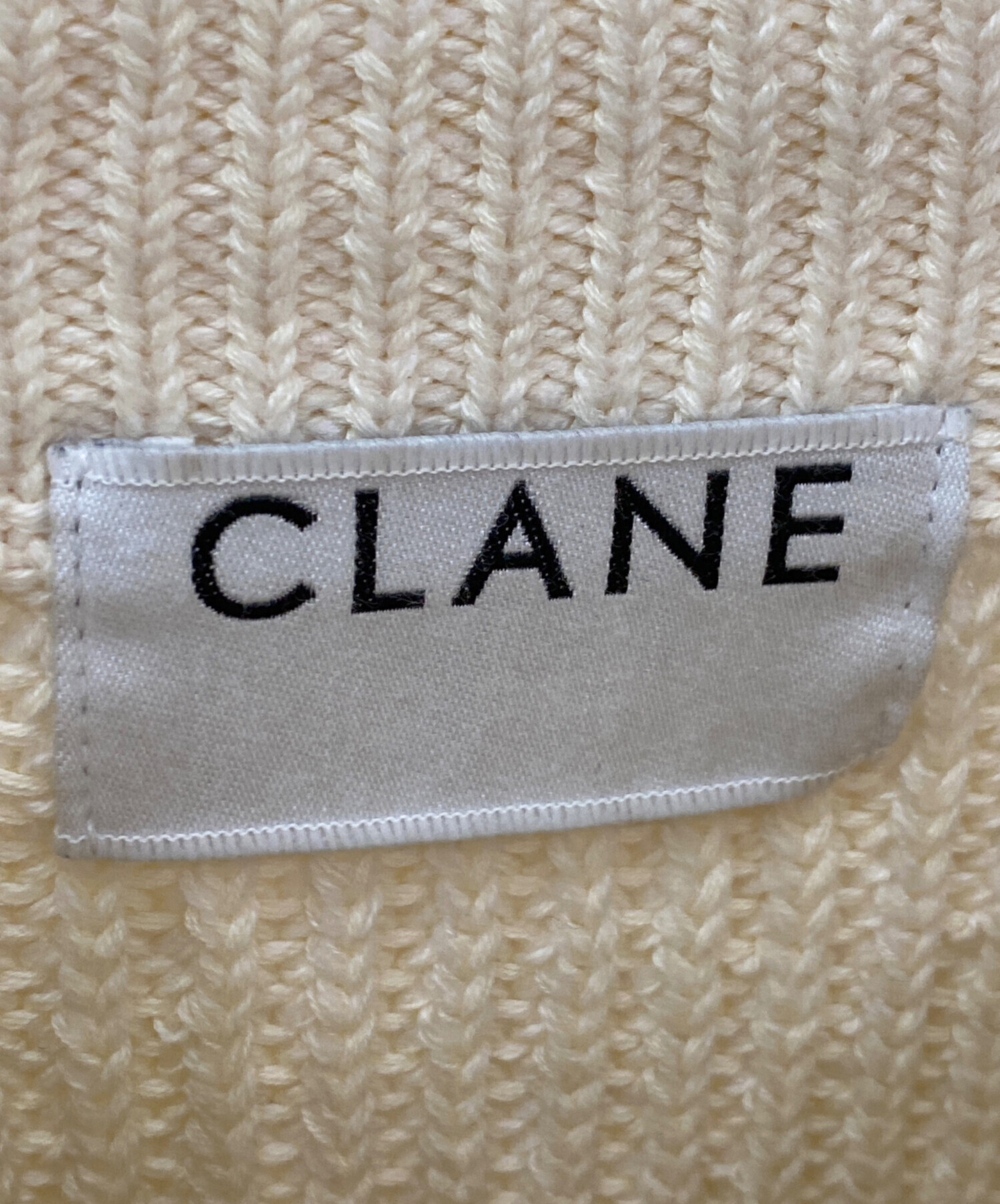 中古・古着通販】CLANE (クラネ) OVER HALF SLEEVE KNIT TOPS