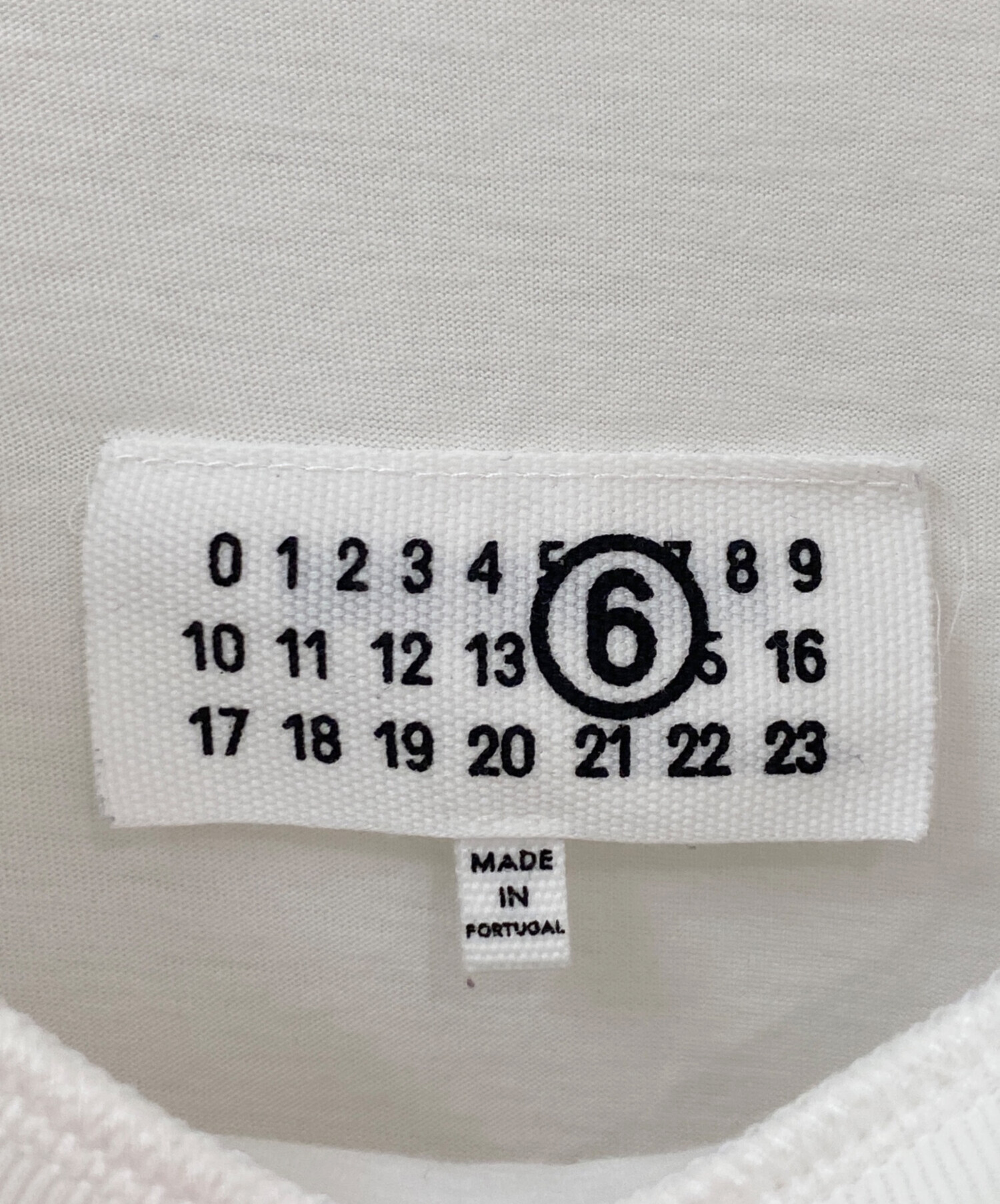 Maison Margielaマルジェラパンチングカットソー(ホワイトタグ)美品 中古・古着通販】MM6 Maison Margiela (エムエムシックスメゾン