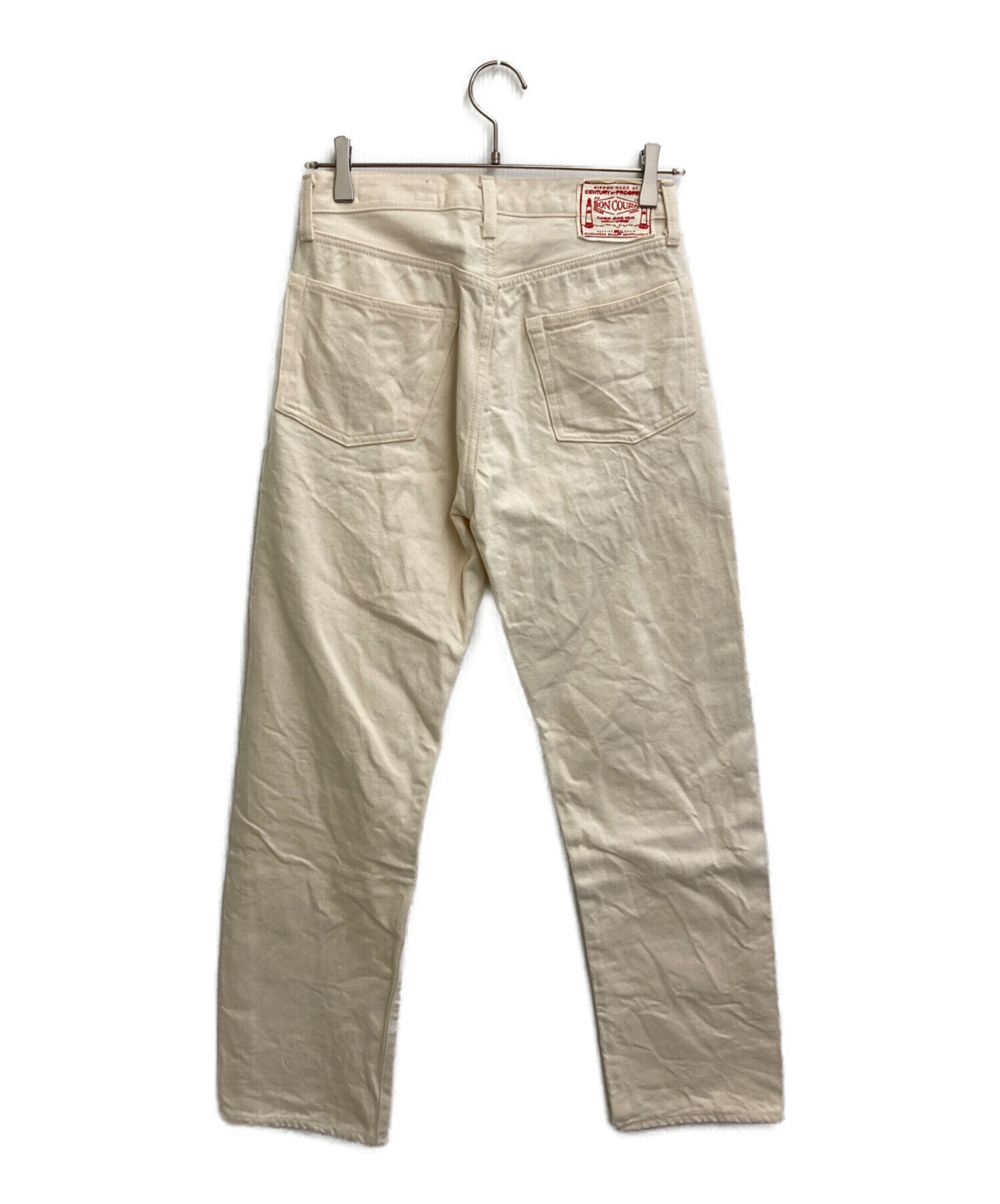 BONCOURA ホワイトデニム 中古・古着通販】BONCOURA (ボンクラ) ホワイトデニムパンツ