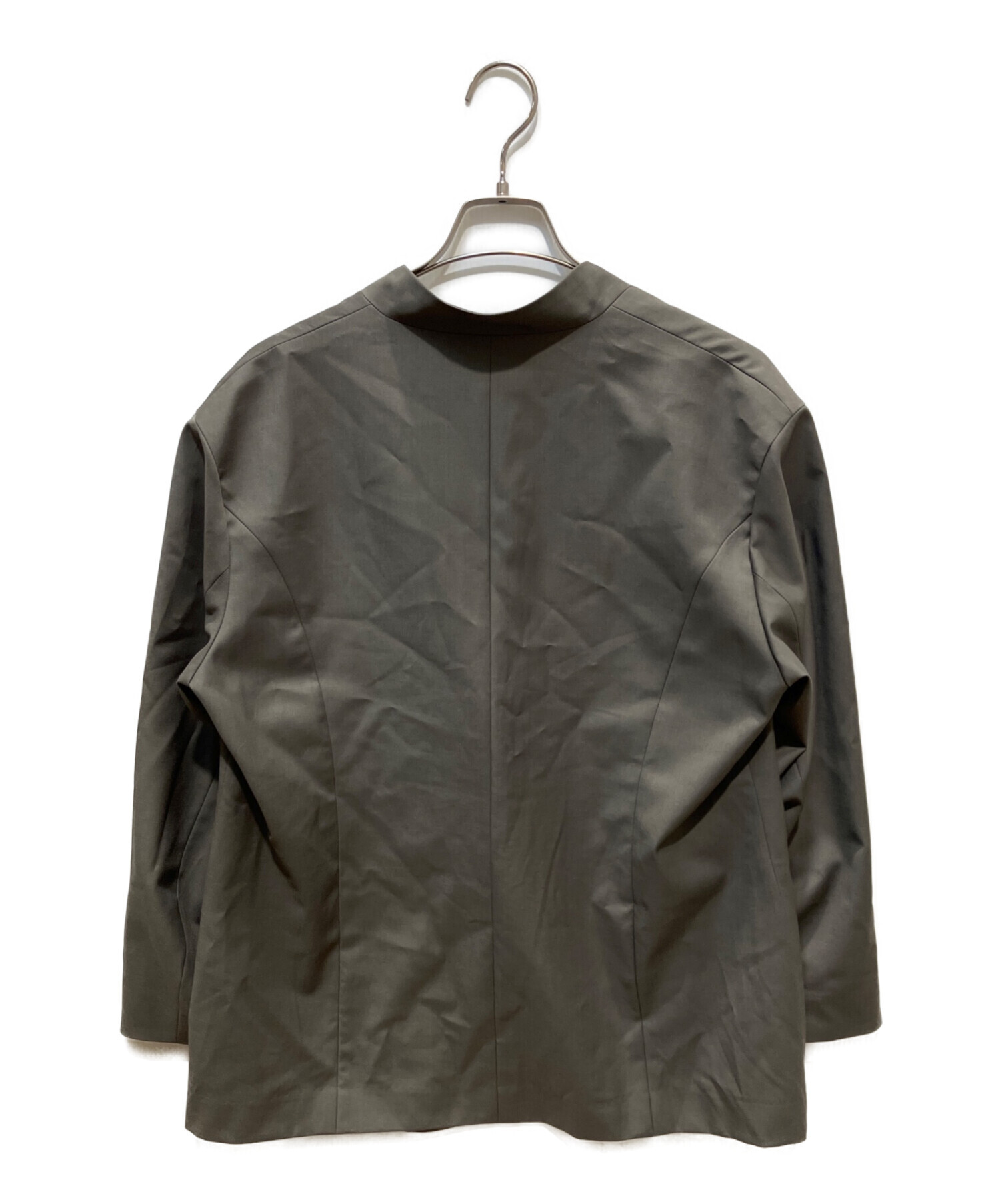 中古・古着通販】MURRAL (ミューラル) Veil embroidered jacket カーキ