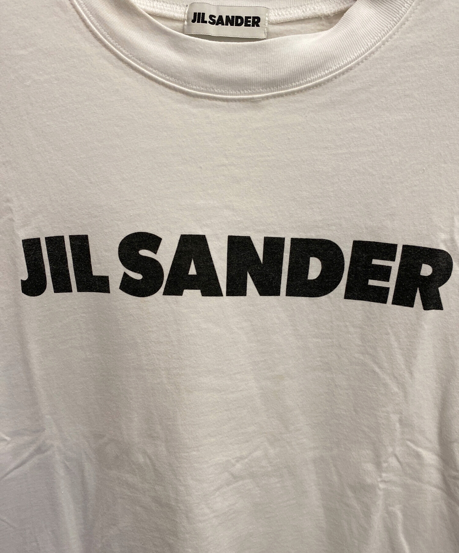 中古・古着通販】JIL SANDER (ジルサンダー) Tシャツ ホワイト サイズ