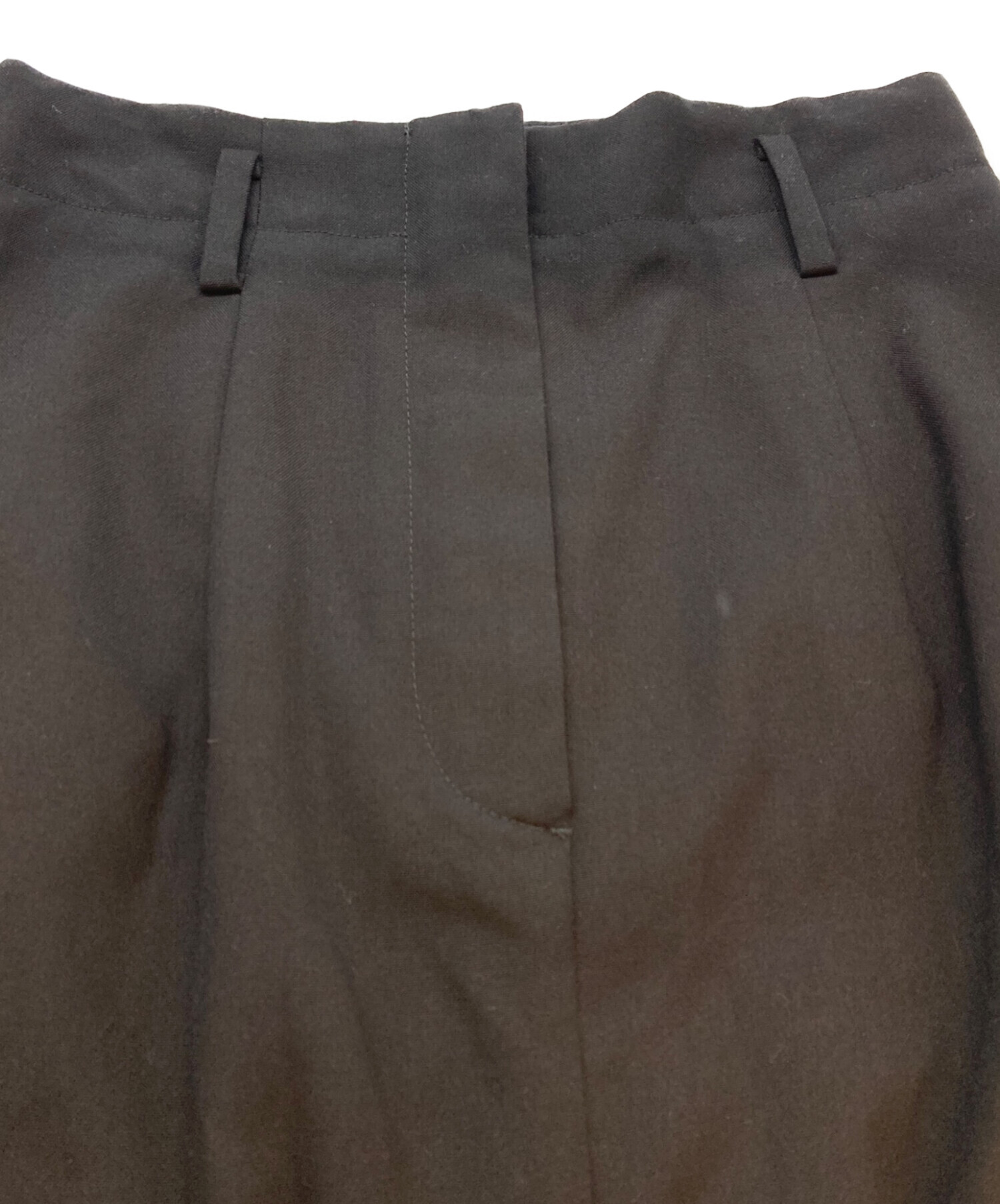 中古・古着通販】CLANE (クラネ) BUSTIER SET STRAIGHT SKIRT ブラック