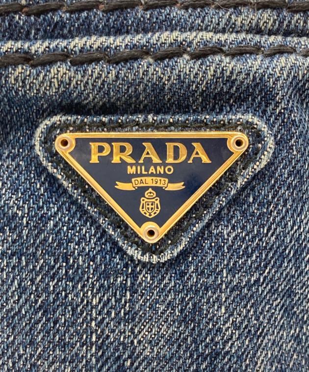中古・古着通販】PRADA (プラダ) デニムポーチ インディゴ｜ブランド