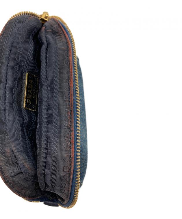 中古・古着通販】PRADA (プラダ) デニムポーチ インディゴ｜ブランド