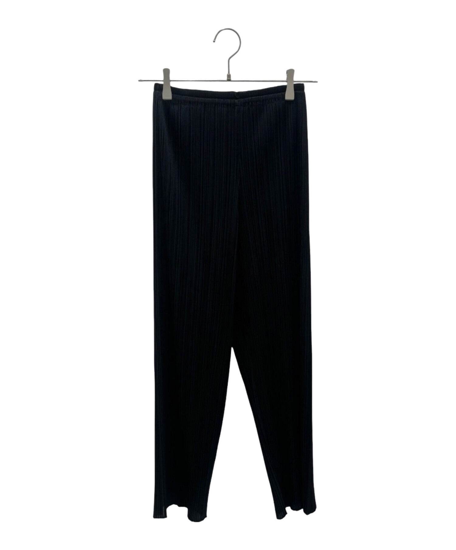 プリーツプリーズ ♥中古品 黒 ガウチョパンツ 中古・古着通販】PLEATS PLEASE (プリーツプリーズ) プリーツパンツ