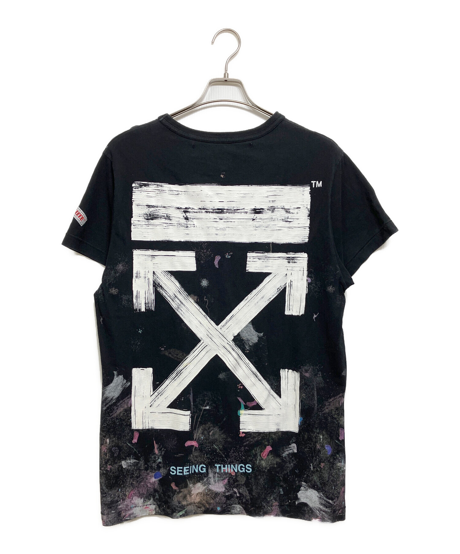 中古・古着通販】OFFWHITE (オフホワイト) ギャラクシーブラッシュT