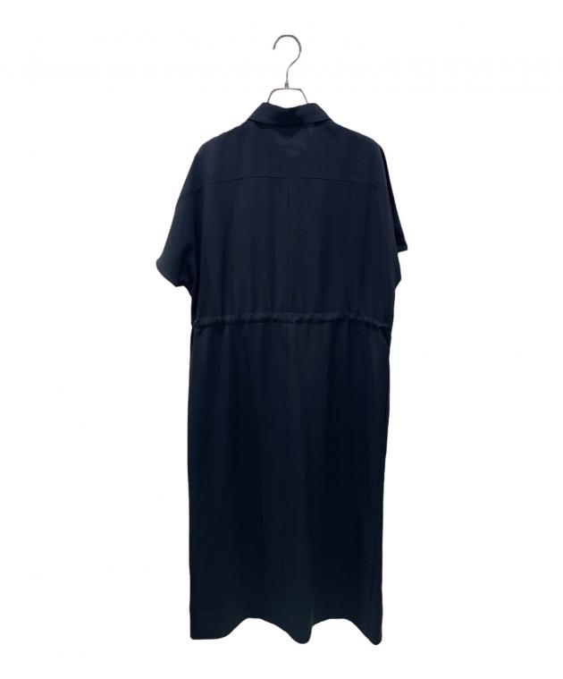 中古・古着通販】SOEJU (ソージュ) ロングシャツワンピース ネイビー