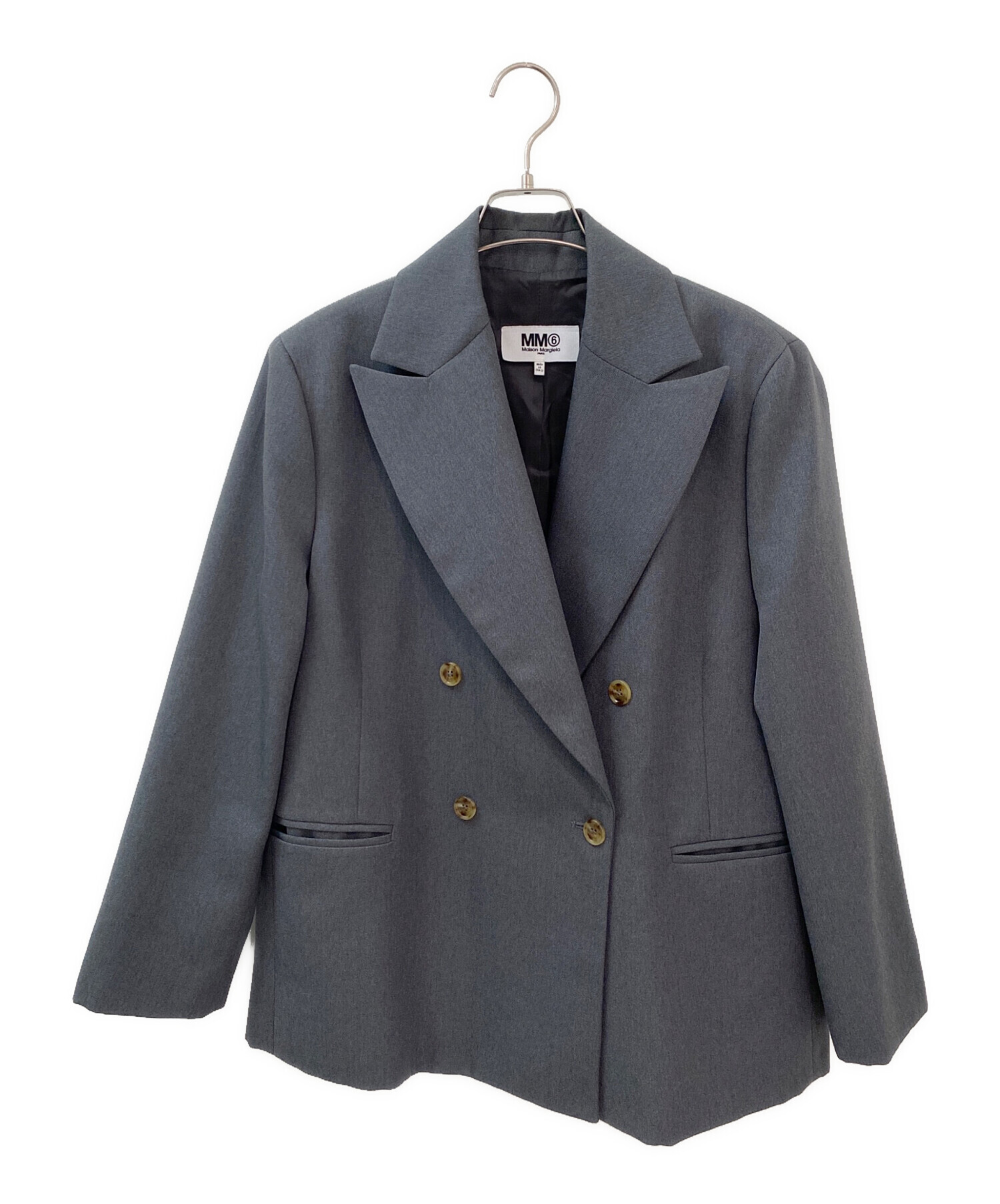 未使用MM6 ダブルジャケットバッジ付き 中古・古着通販】MM6 Maison Margiela (エムエムシックスメゾン