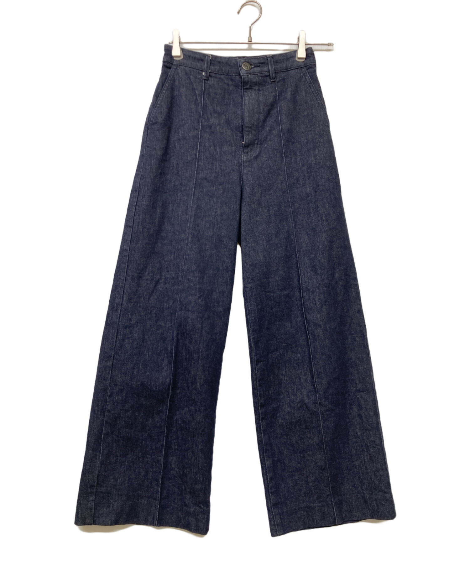 中古・古着通販】YANUK (ヤヌーク) ピンタックストレートデニムパンツ
