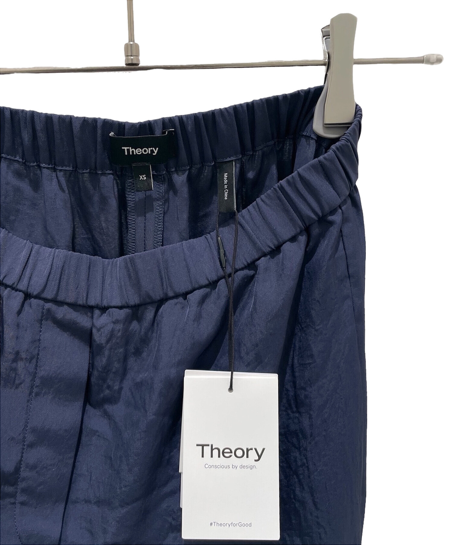 中古・古着通販】theory (セオリー) プルオンパンツ ネイビー サイズ