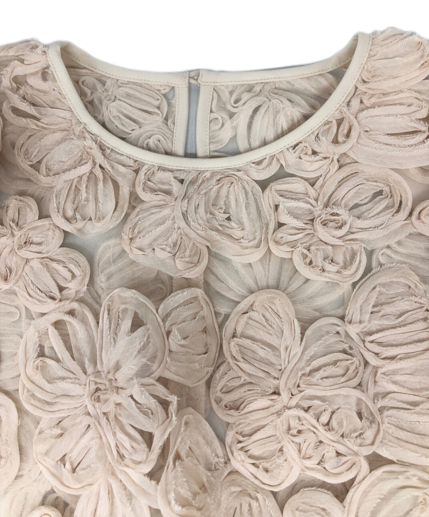 中古・古着通販】ORGUEIL (オルゲイユ) Flower embroidery blouse