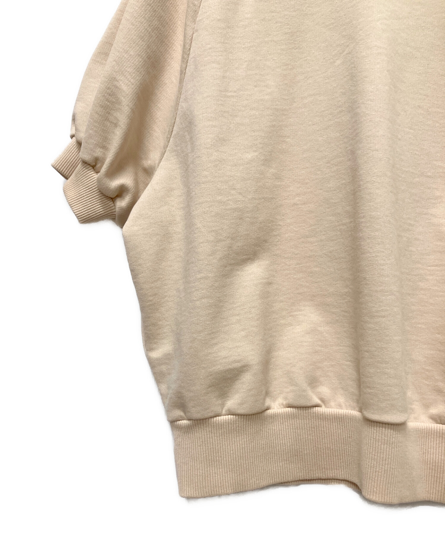 中古・古着通販】PRADA (プラダ) 半袖スウェット ベージュ サイズ:S