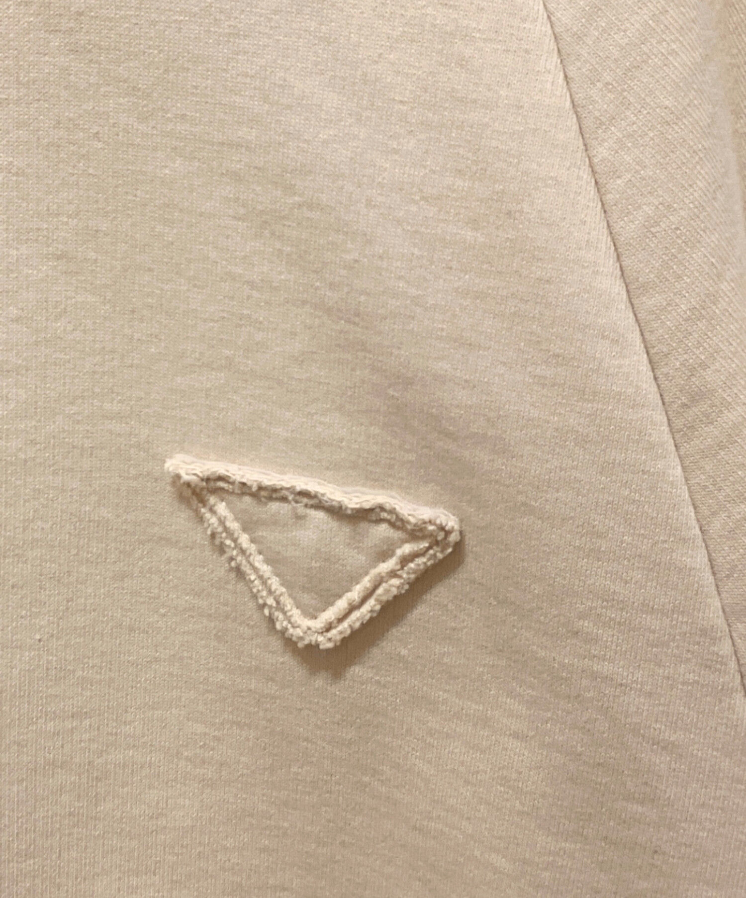 中古・古着通販】PRADA (プラダ) 半袖スウェット ベージュ サイズ:S