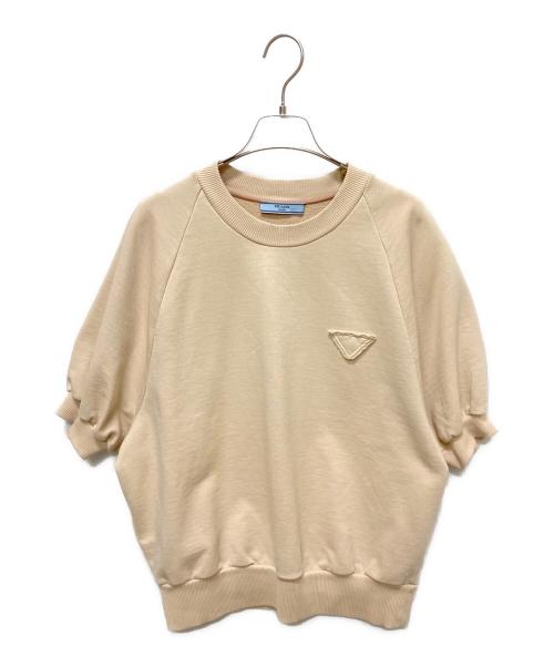 中古・古着通販】PRADA (プラダ) 半袖スウェット ベージュ サイズ:S