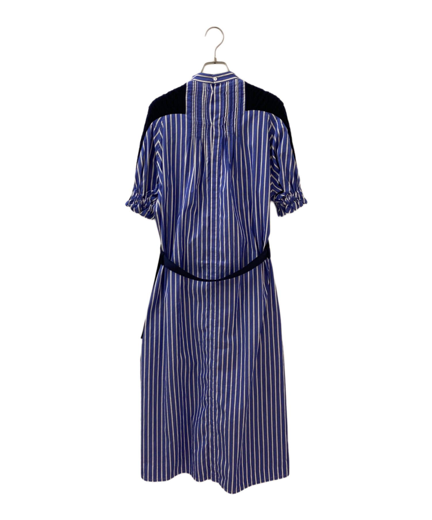 中古・古着通販】sacai (サカイ) ケーブルニット×コットンドッキング