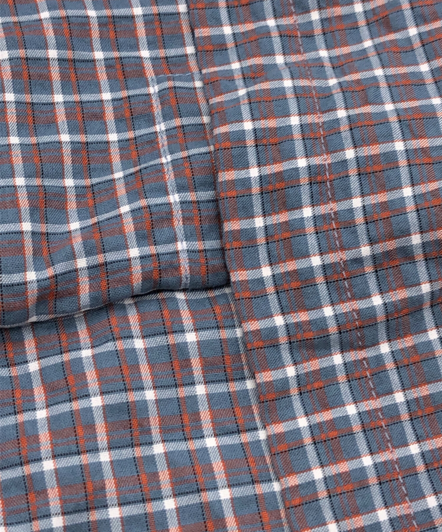 中古・古着通販】anuke (アンヌーク) Check Short Shirts グレー