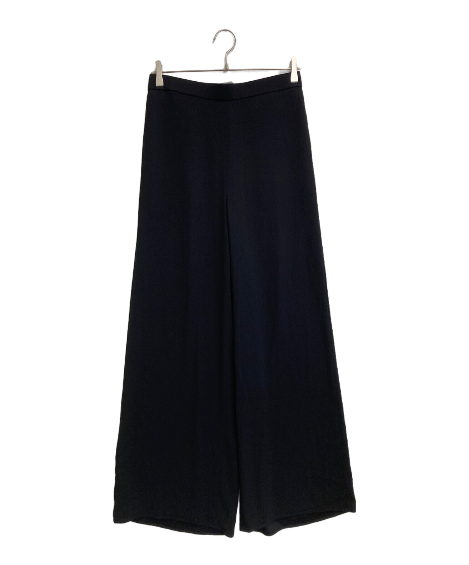 【期間限定お値下げ】theory luxe黒ワイドパンツ 32新品未使用タグ付 中古・古着通販】theory luxe (セオリーリュクス) バックサテンワイド