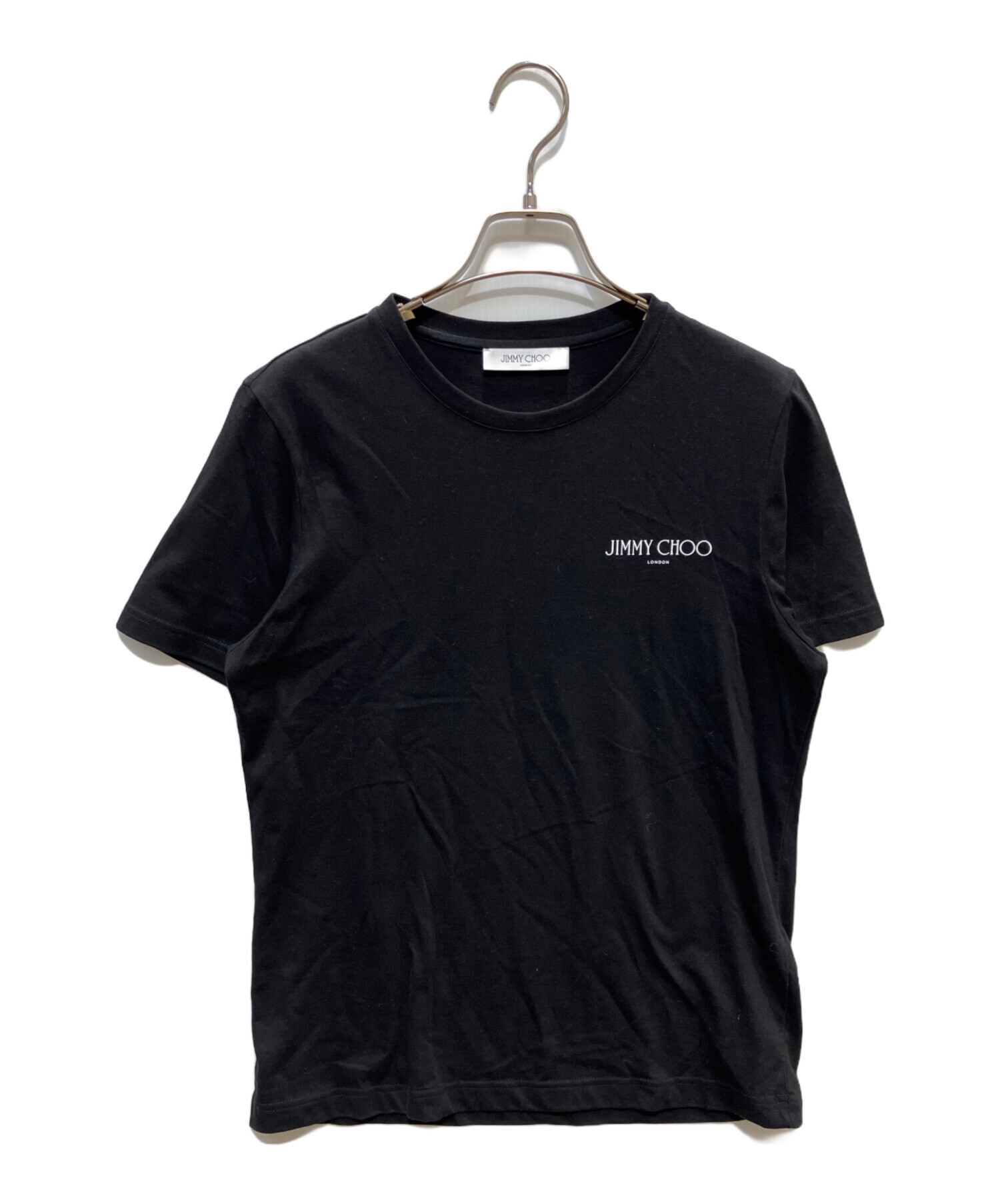 中古・古着通販】JIMMY CHOO (ジミーチュウ) プリントTシャツ ブラック