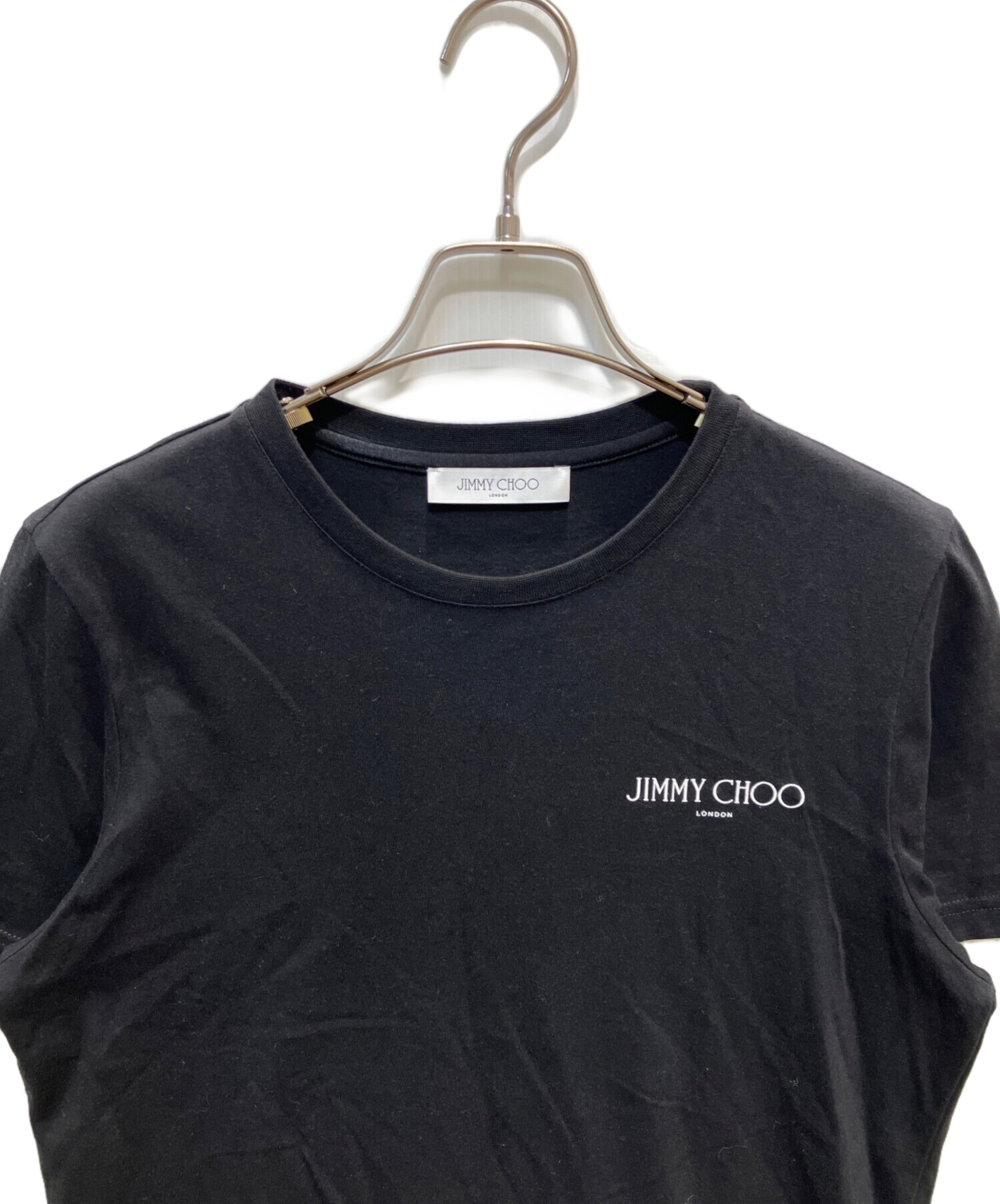 中古・古着通販】JIMMY CHOO (ジミーチュウ) プリントTシャツ ブラック